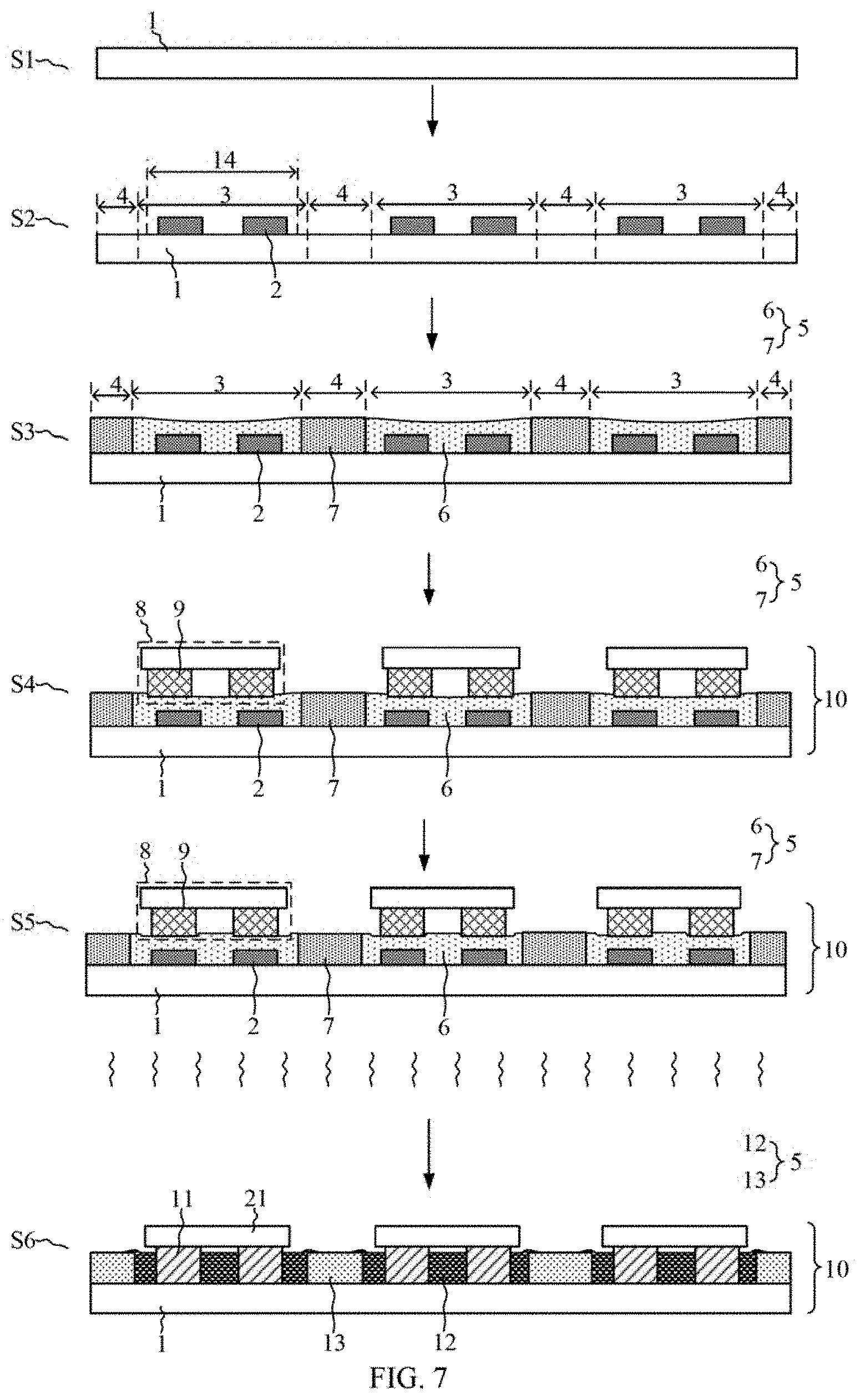 Patent US11776942 Figure 6 – Method for manufacturing display panel, display panel, and display apparatus