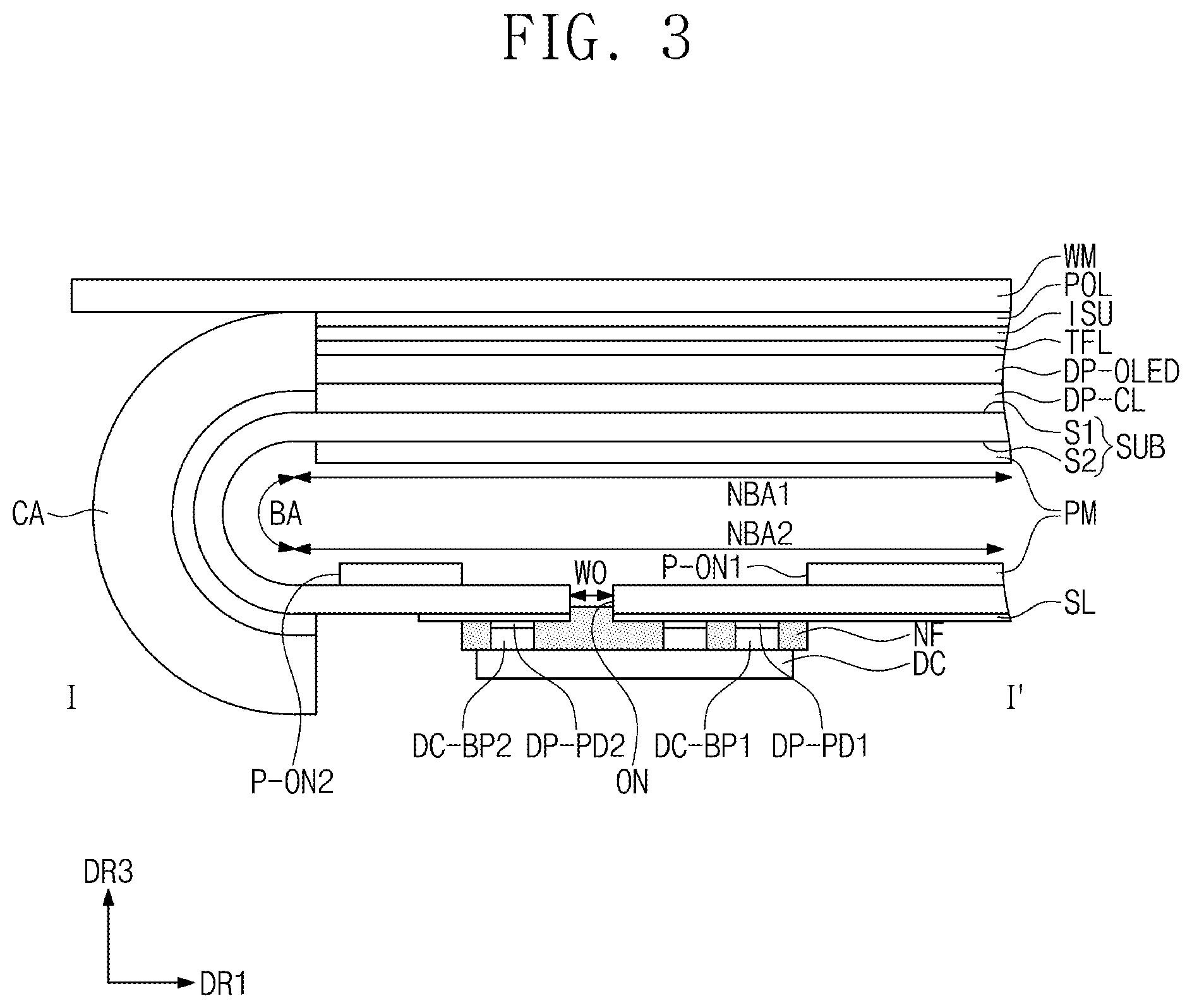 Patent US11776943 Figure 4 – Display panel and manufacturing method for same