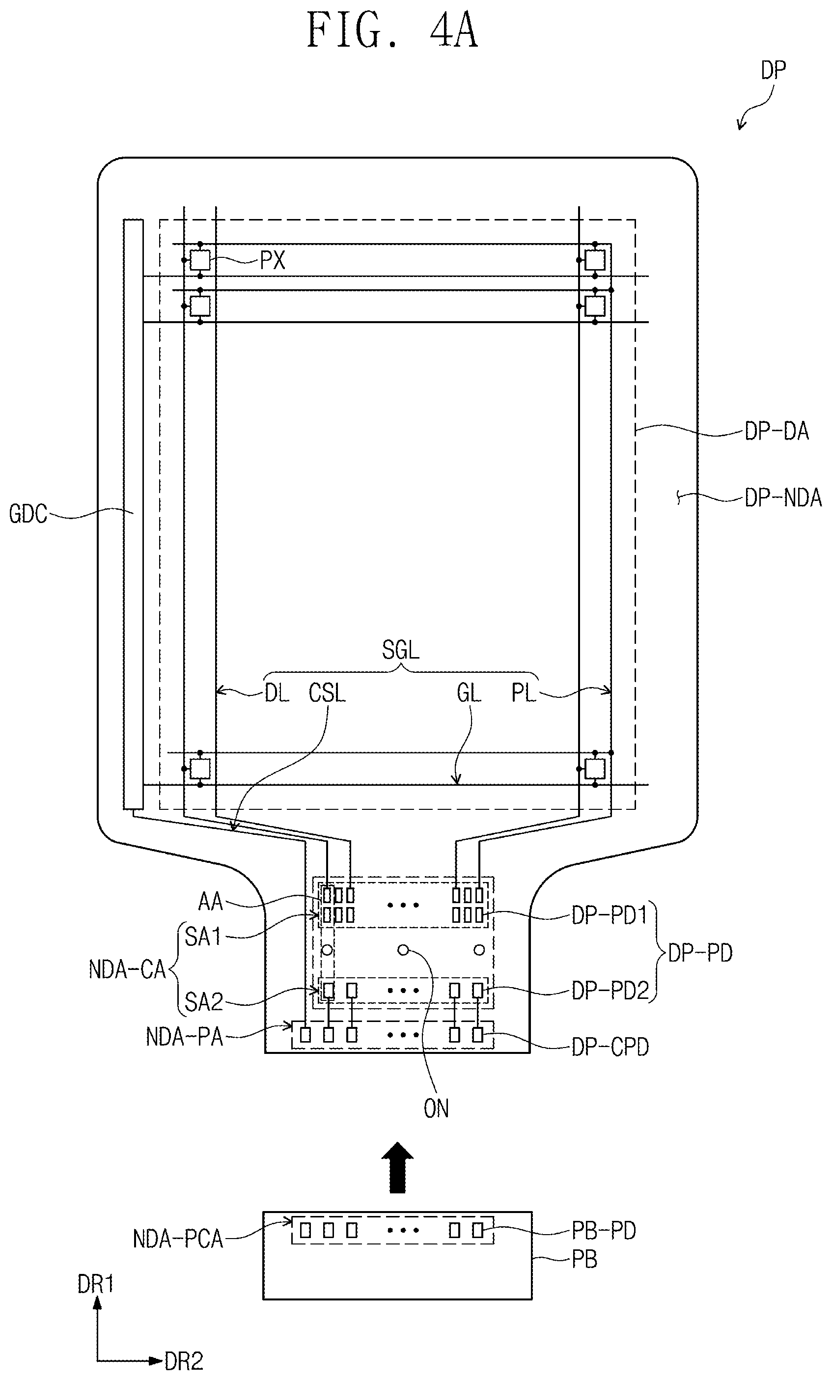 Patent US11776943 Figure 5 – Display panel and manufacturing method for same