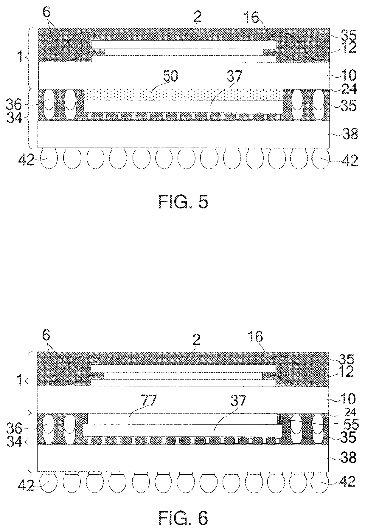 Patent US11776945 Figure 3 – Package-on-package structure including a thermal isolation material
