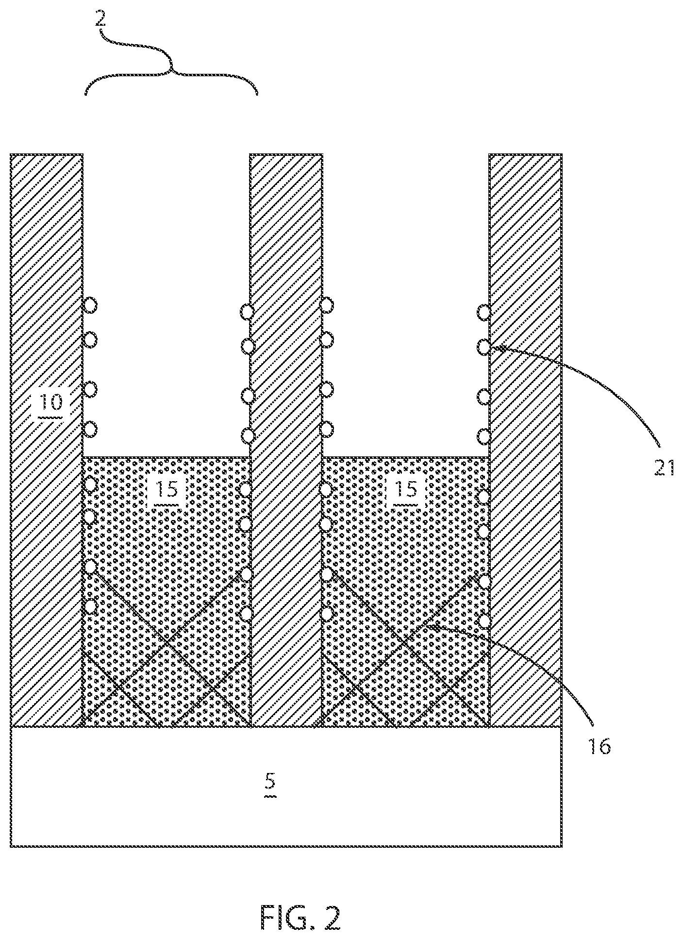 Patent US11776956 Figure 2 – III-V fins by aspect ratio trapping and self-aligned etch to remove rough epitaxy surface