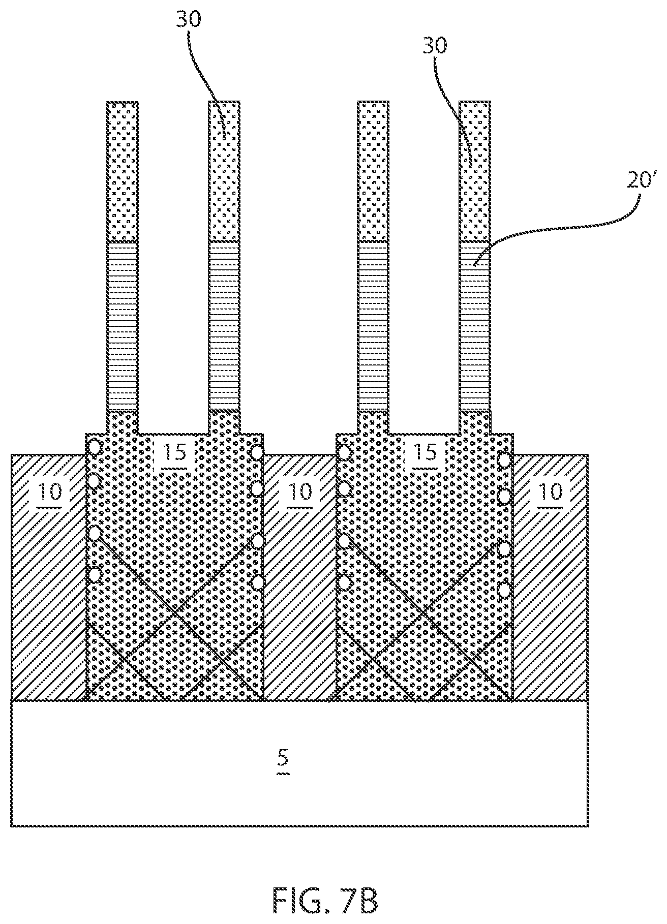Patent US11776956 Figure 9 – III-V fins by aspect ratio trapping and self-aligned etch to remove rough epitaxy surface