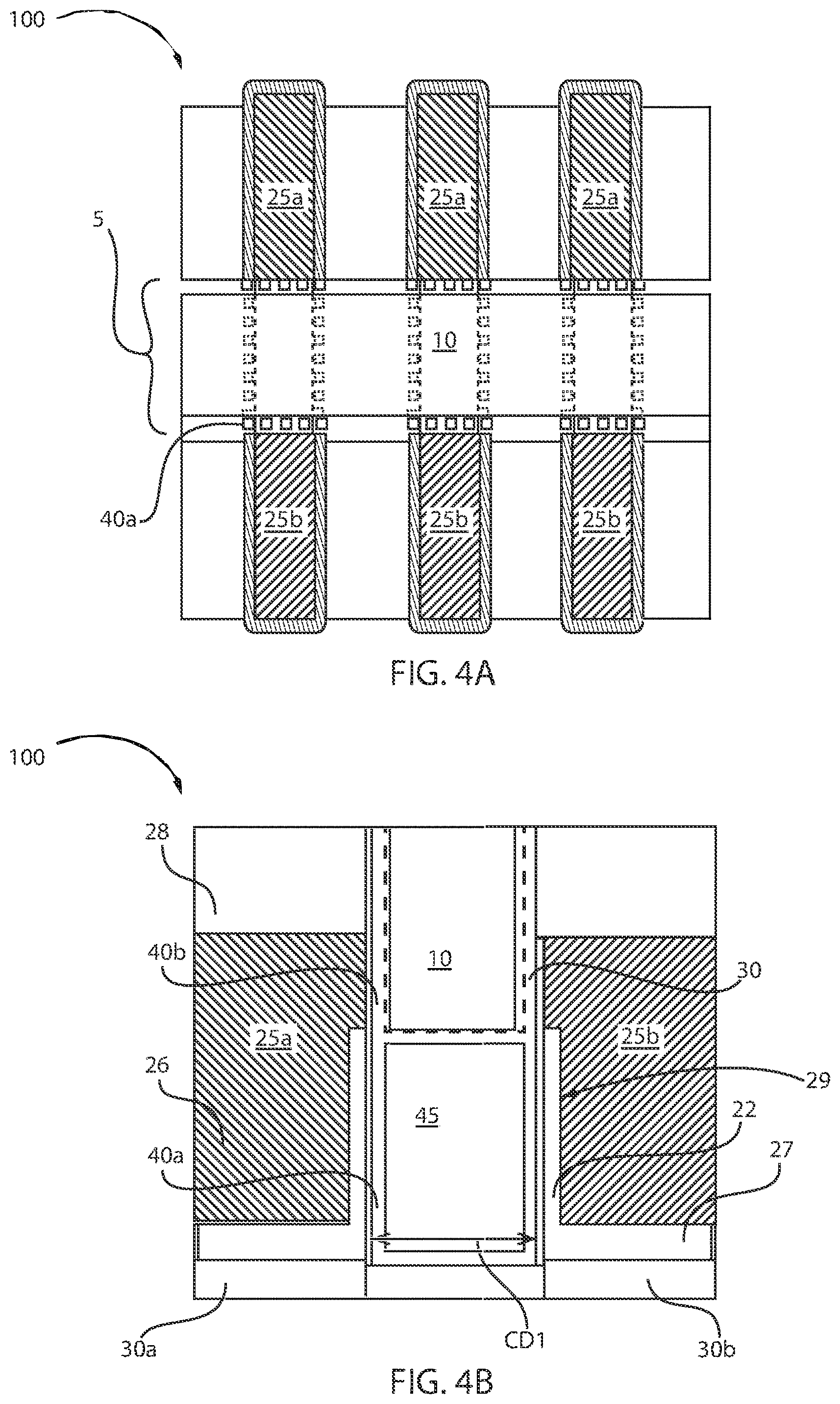 Patent US11776957 Figure 4 – Gate cut with integrated etch stop layer