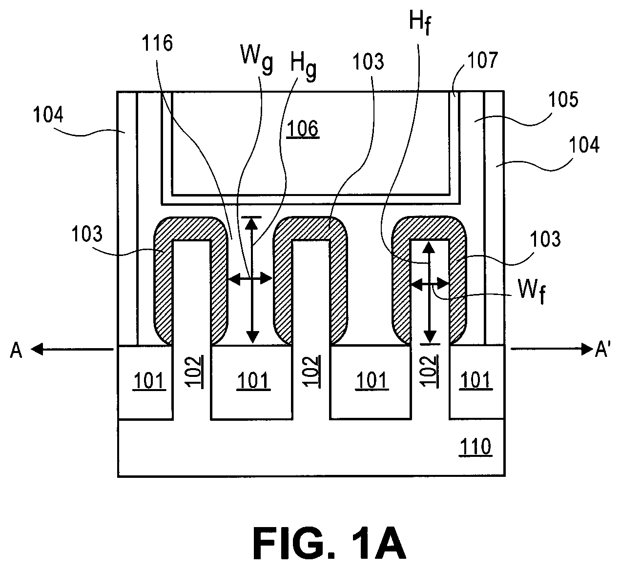 Patent US11776959 Figure 1 – Wrap-around trench contact structure and methods of fabrication