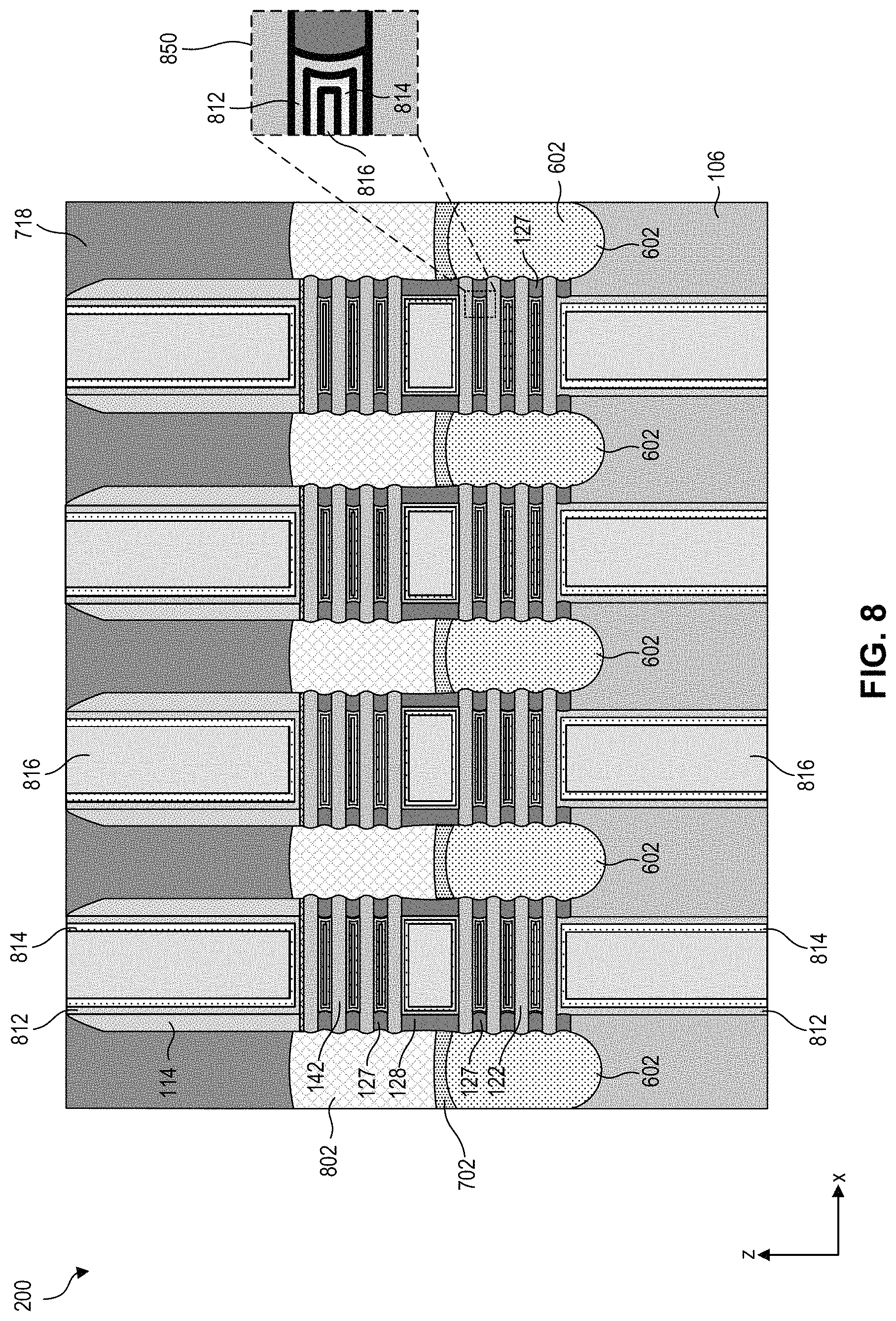 Patent US11776960 Figure 9 – Gate structures for stacked semiconductor devices