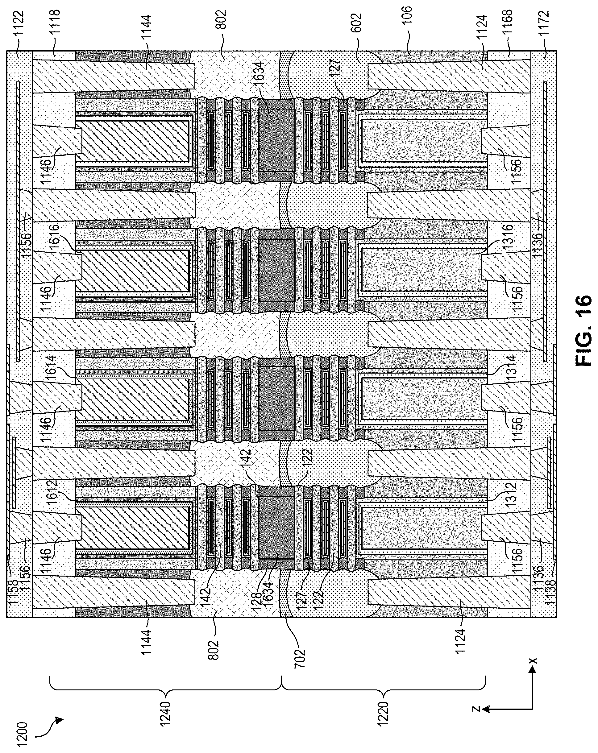Patent US11776960 Figure 17 – Gate structures for stacked semiconductor devices
