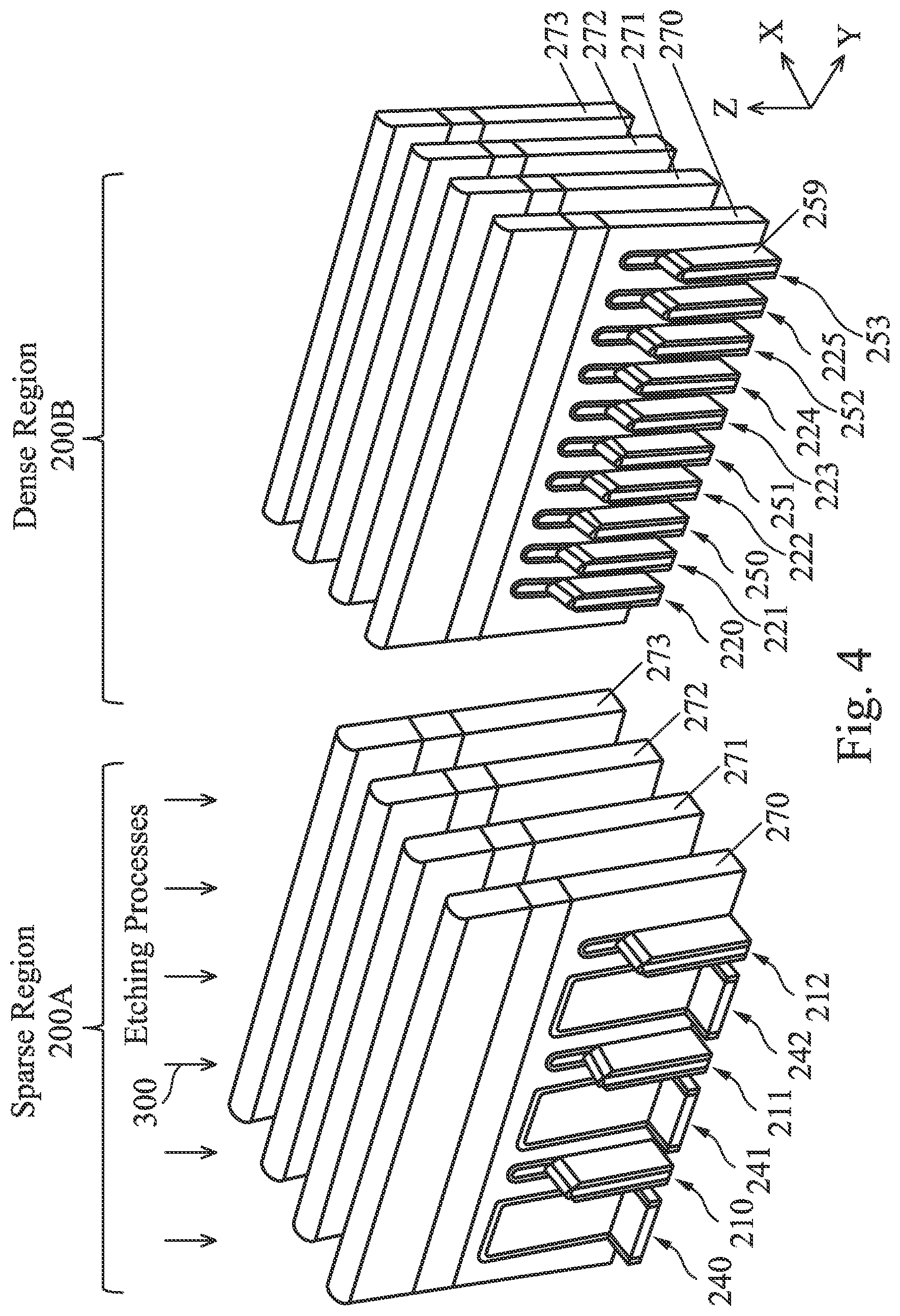 Patent US11776961 Figure 4 – Semiconductor device and manufacturing method thereof for selectively etching dummy fins