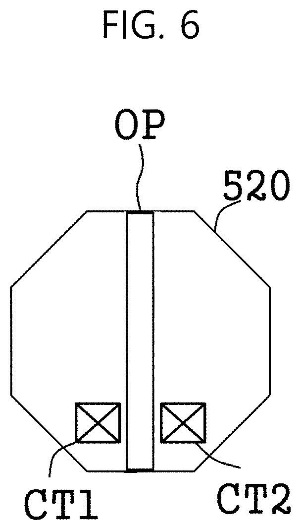 Patent US11776965 Figure 6 – Light emitting display device comprising anode having at least one opening