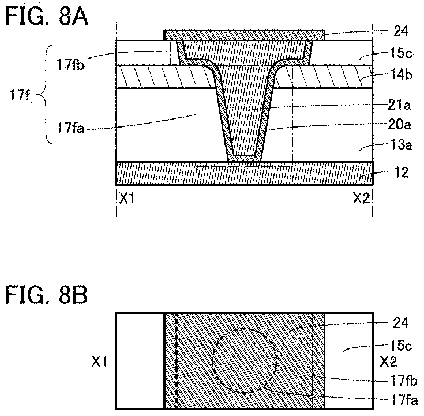 Patent US11776966 Figure 8 – Semiconductor device and method for manufacturing the semiconductor device