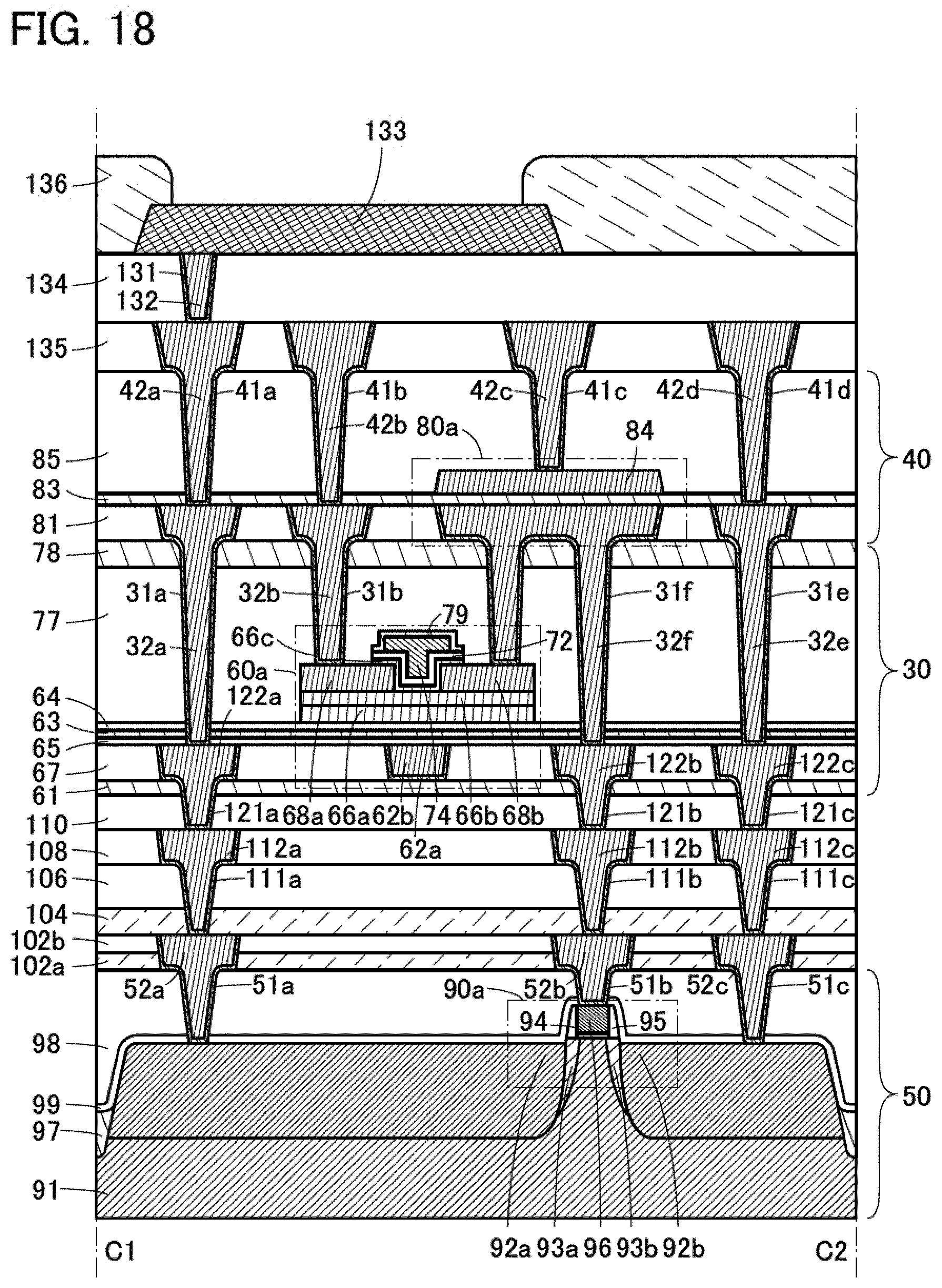 Patent US11776966 Figure 18 – Semiconductor device and method for manufacturing the semiconductor device