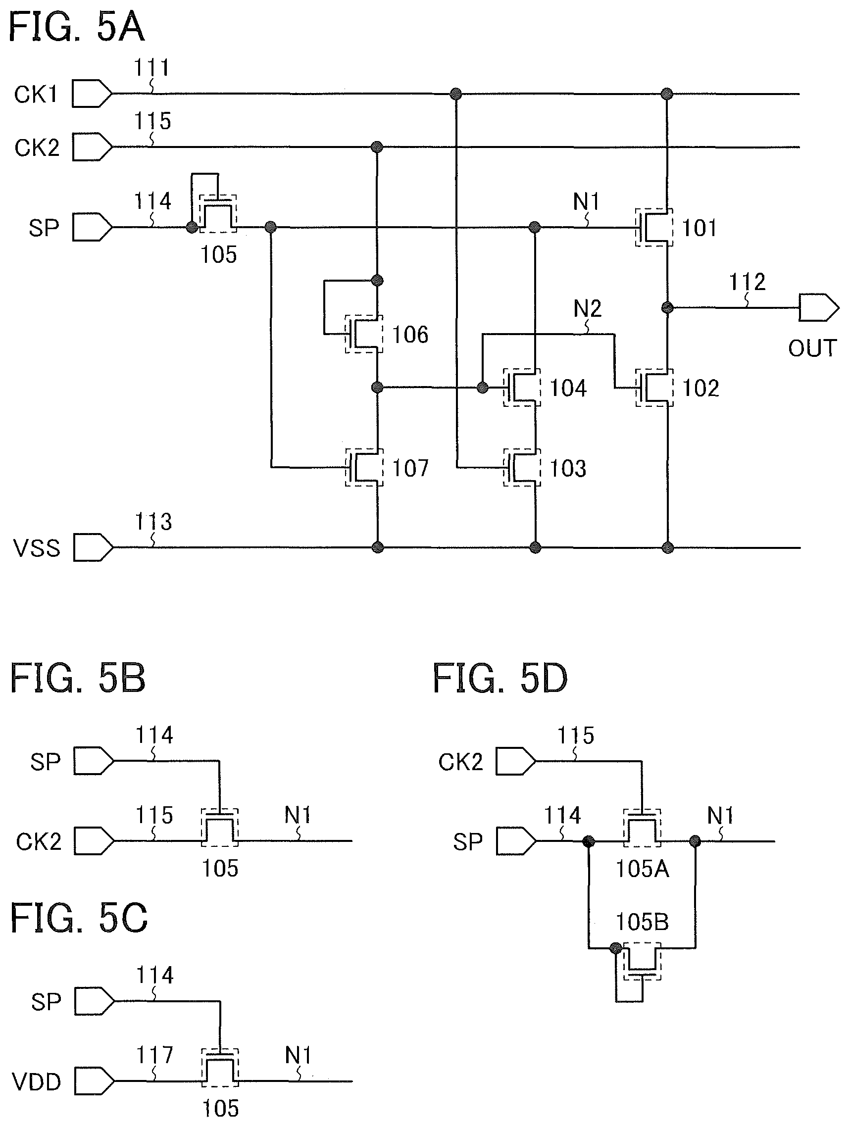 Patent US11776969 Figure 5 – Semiconductor device and electronic device