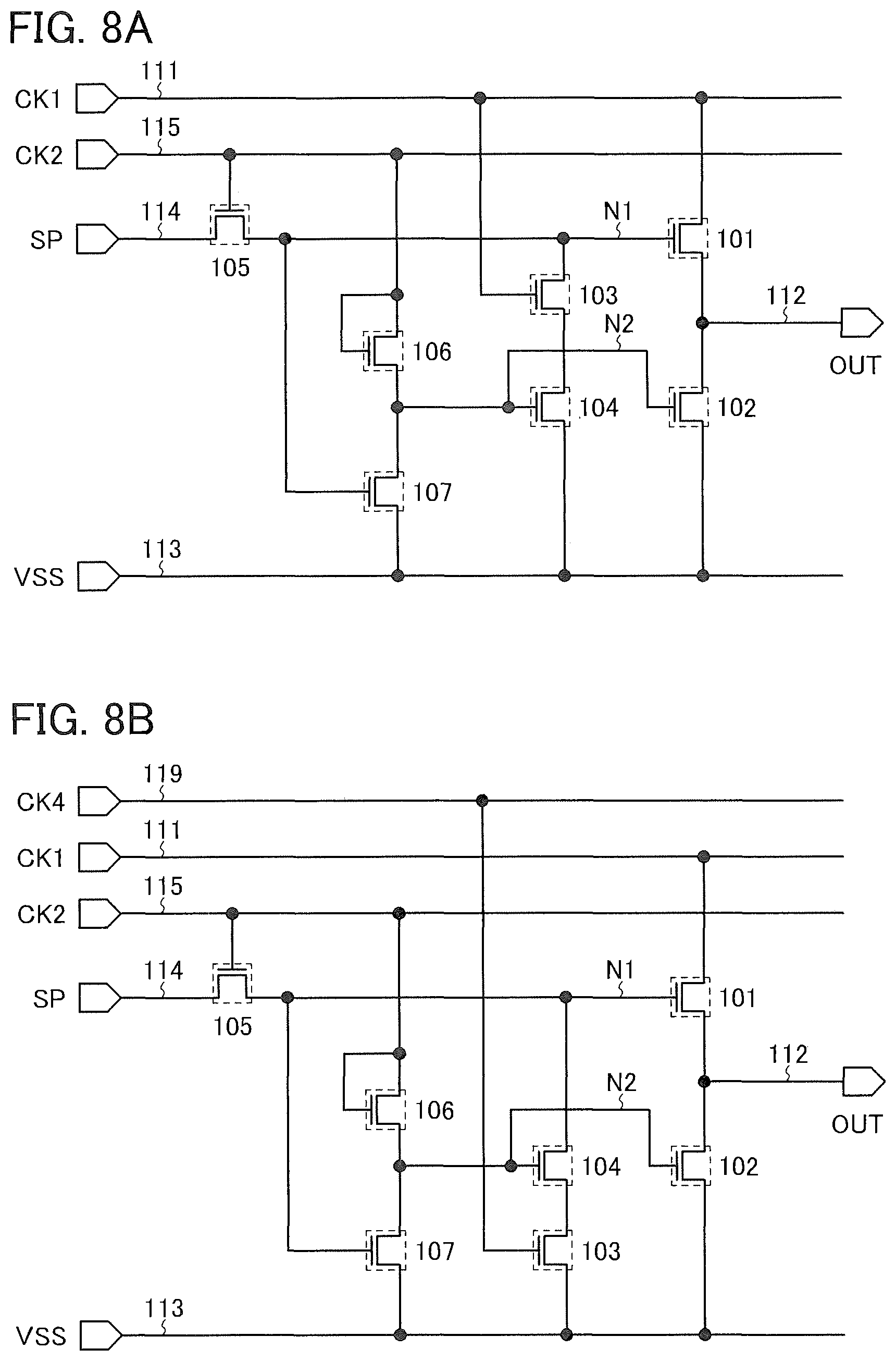Patent US11776969 Figure 8 – Semiconductor device and electronic device