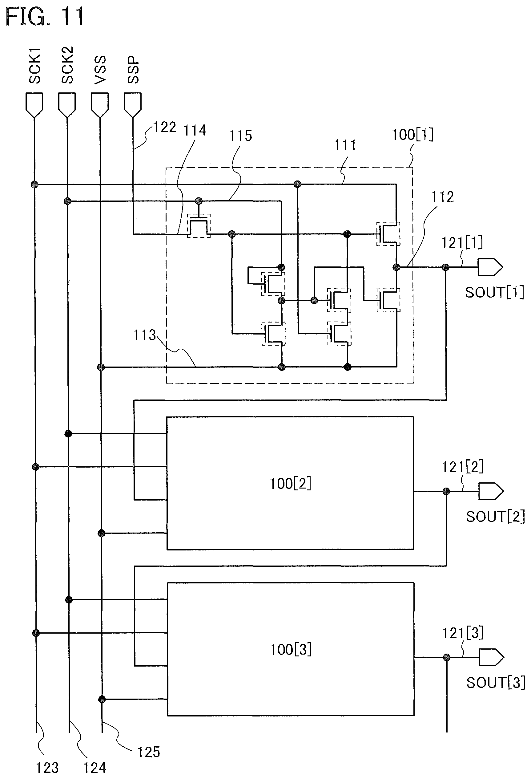 Patent US11776969 Figure 11 – Semiconductor device and electronic device