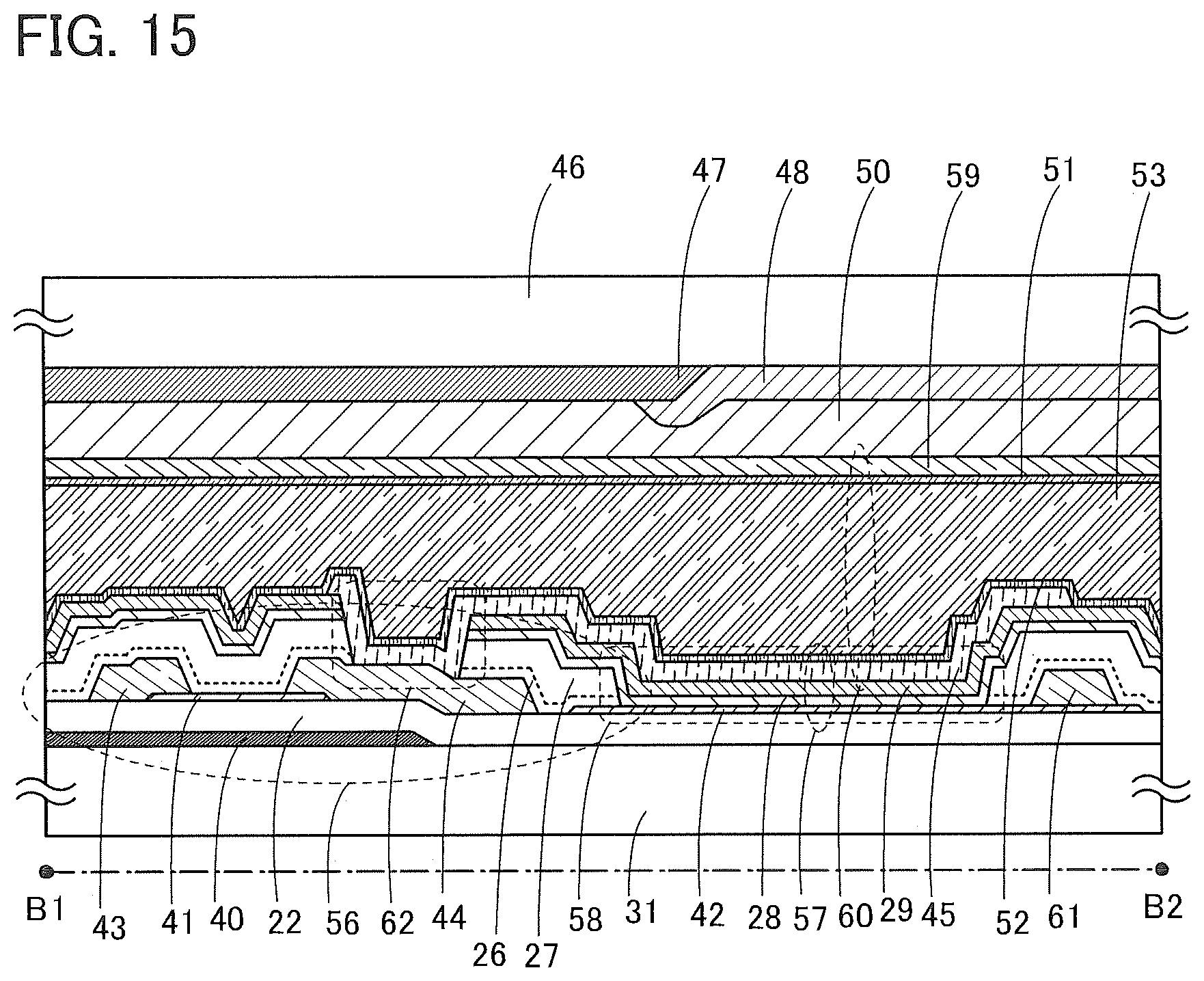 Patent US11776969 Figure 15 – Semiconductor device and electronic device
