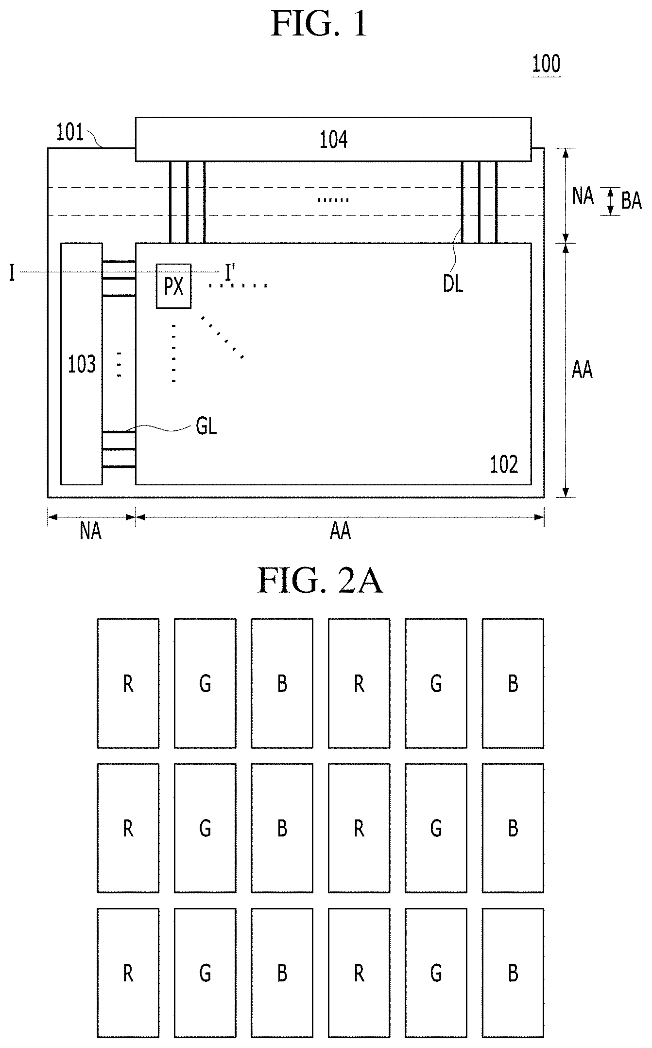 Patent US11776970 Figure 1 – Display device