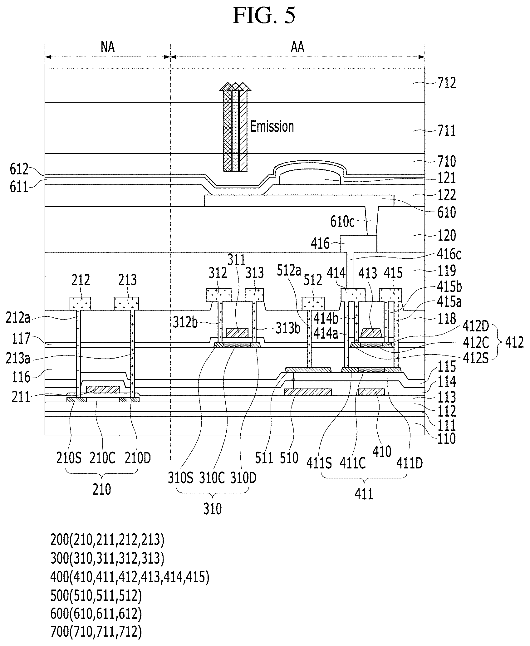 Patent US11776970 Figure 4 – Display device