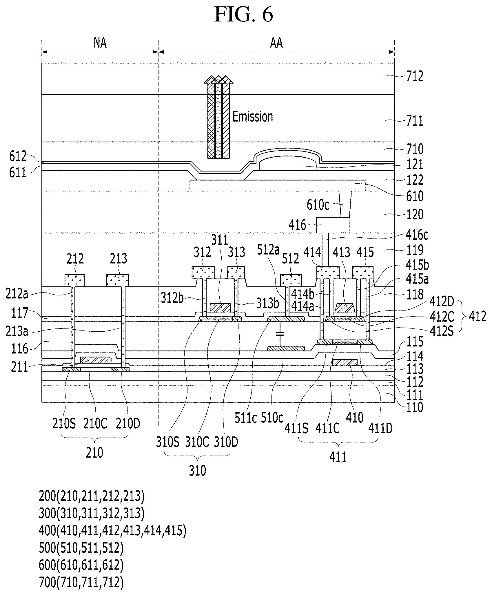Patent US11776970 Figure 5 – Display device