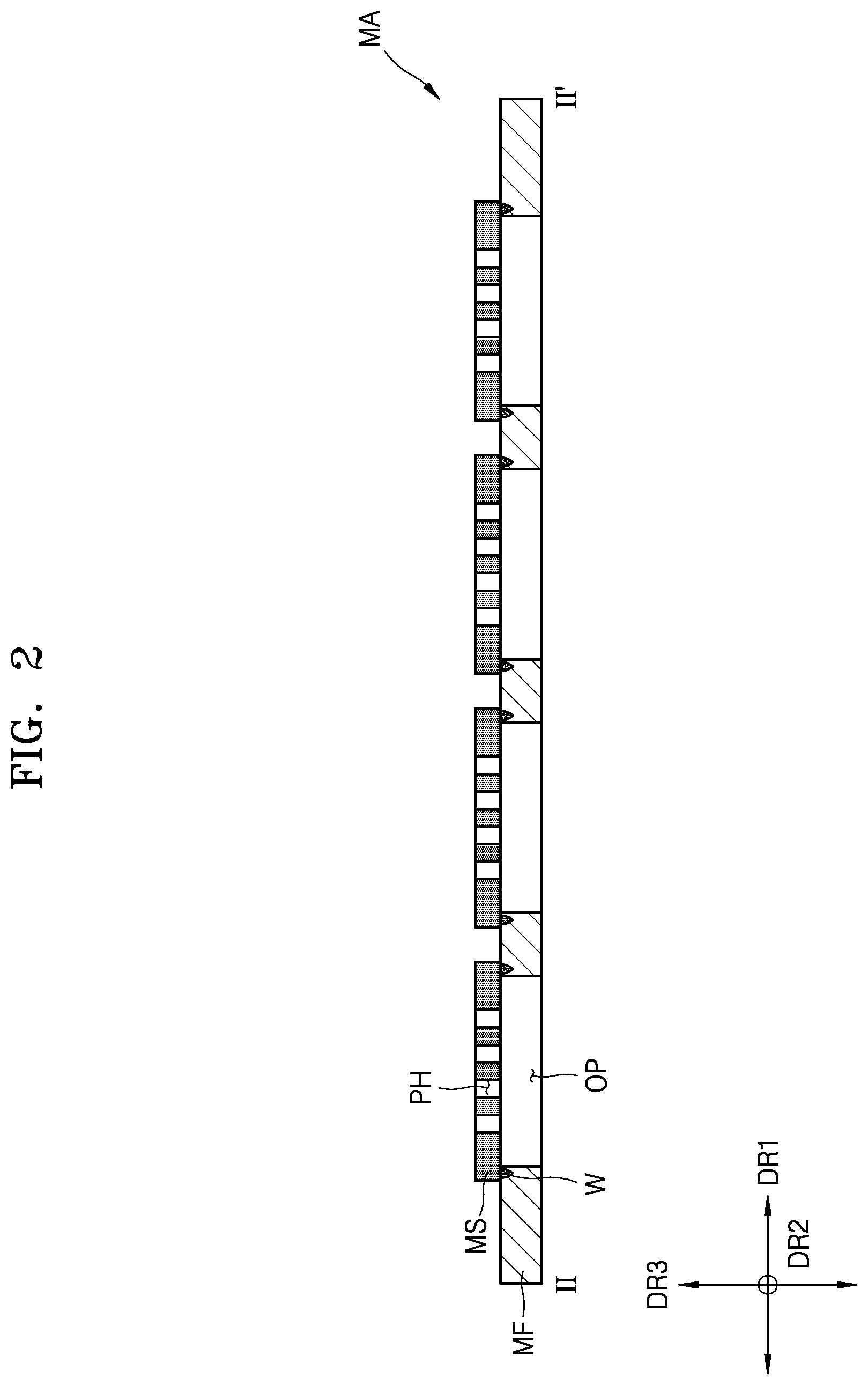 Patent US11776972 Figure 2 – Method and apparatus for manufacturing mask assembly and method of manufacturing display device