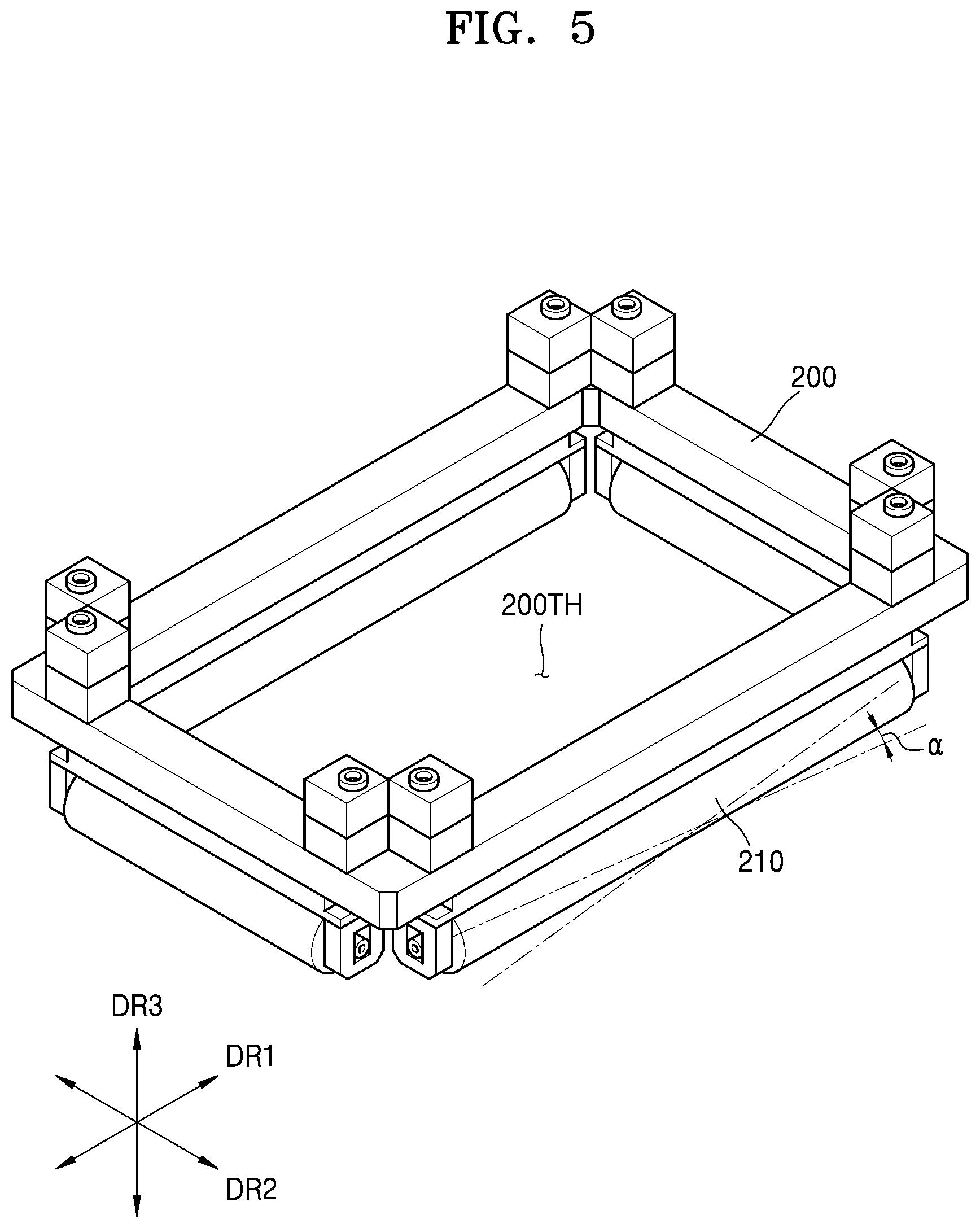 Patent US11776972 Figure 5 – Method and apparatus for manufacturing mask assembly and method of manufacturing display device