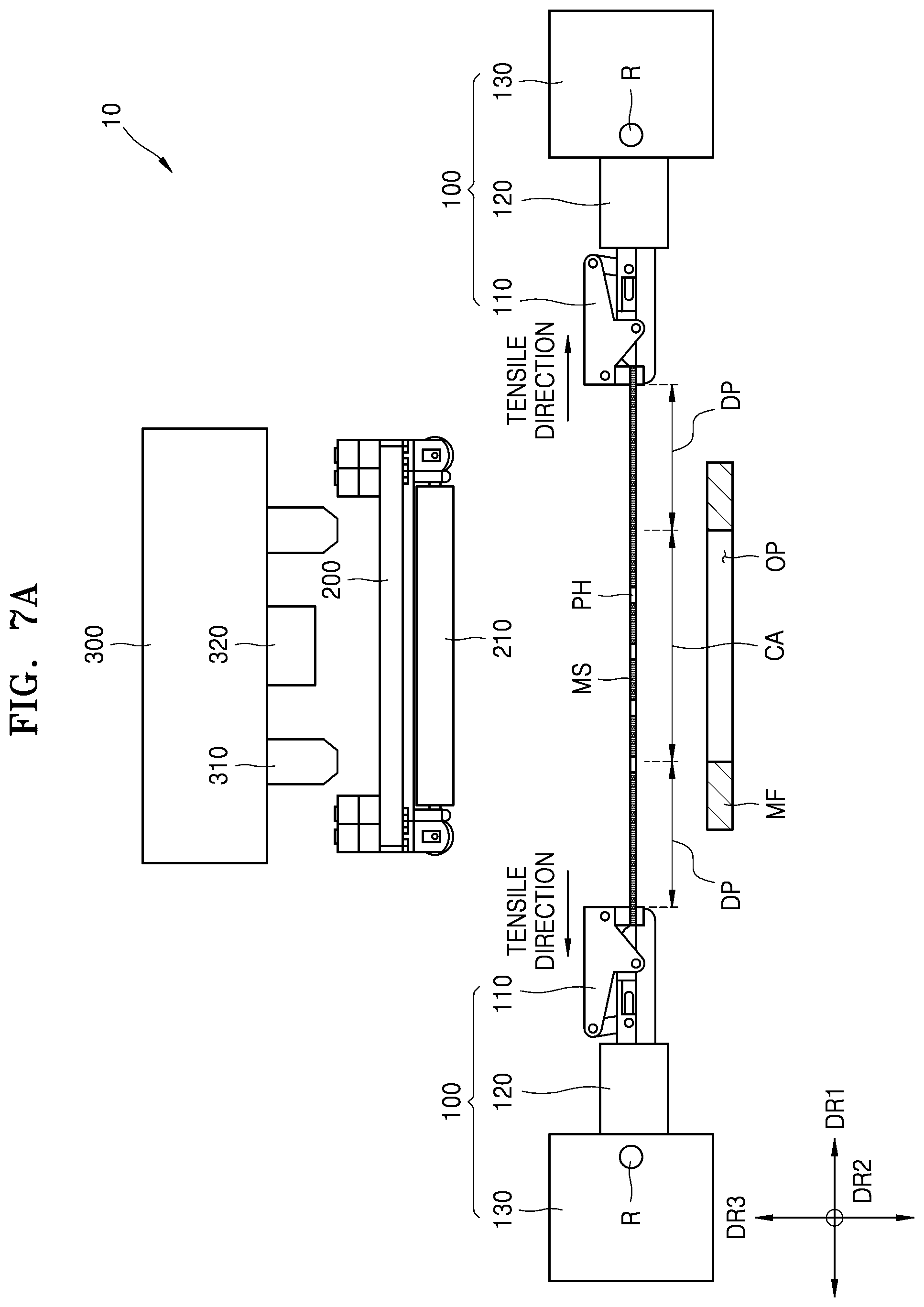 Patent US11776972 Figure 7 – Method and apparatus for manufacturing mask assembly and method of manufacturing display device
