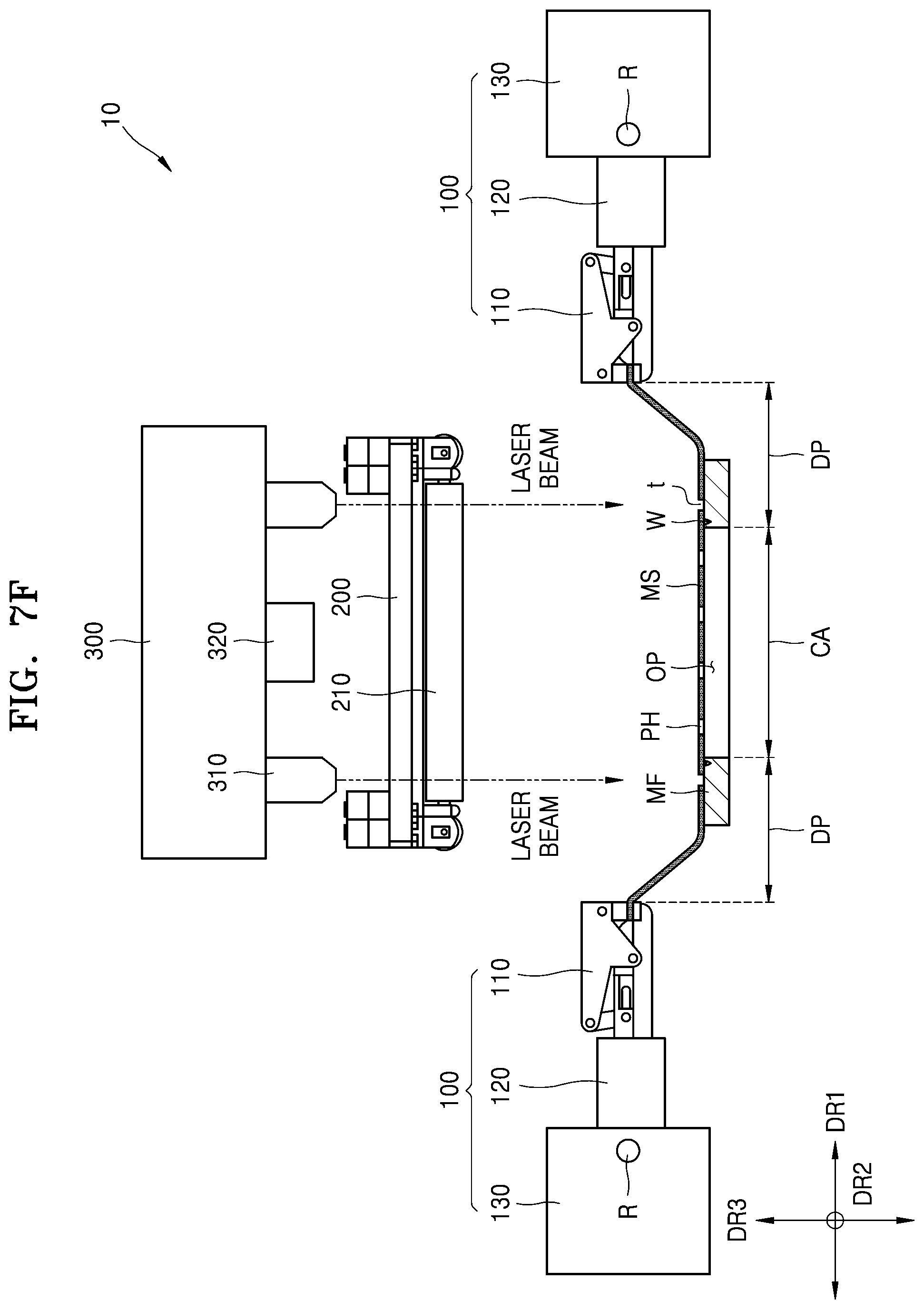 Patent US11776972 Figure 12 – Method and apparatus for manufacturing mask assembly and method of manufacturing display device