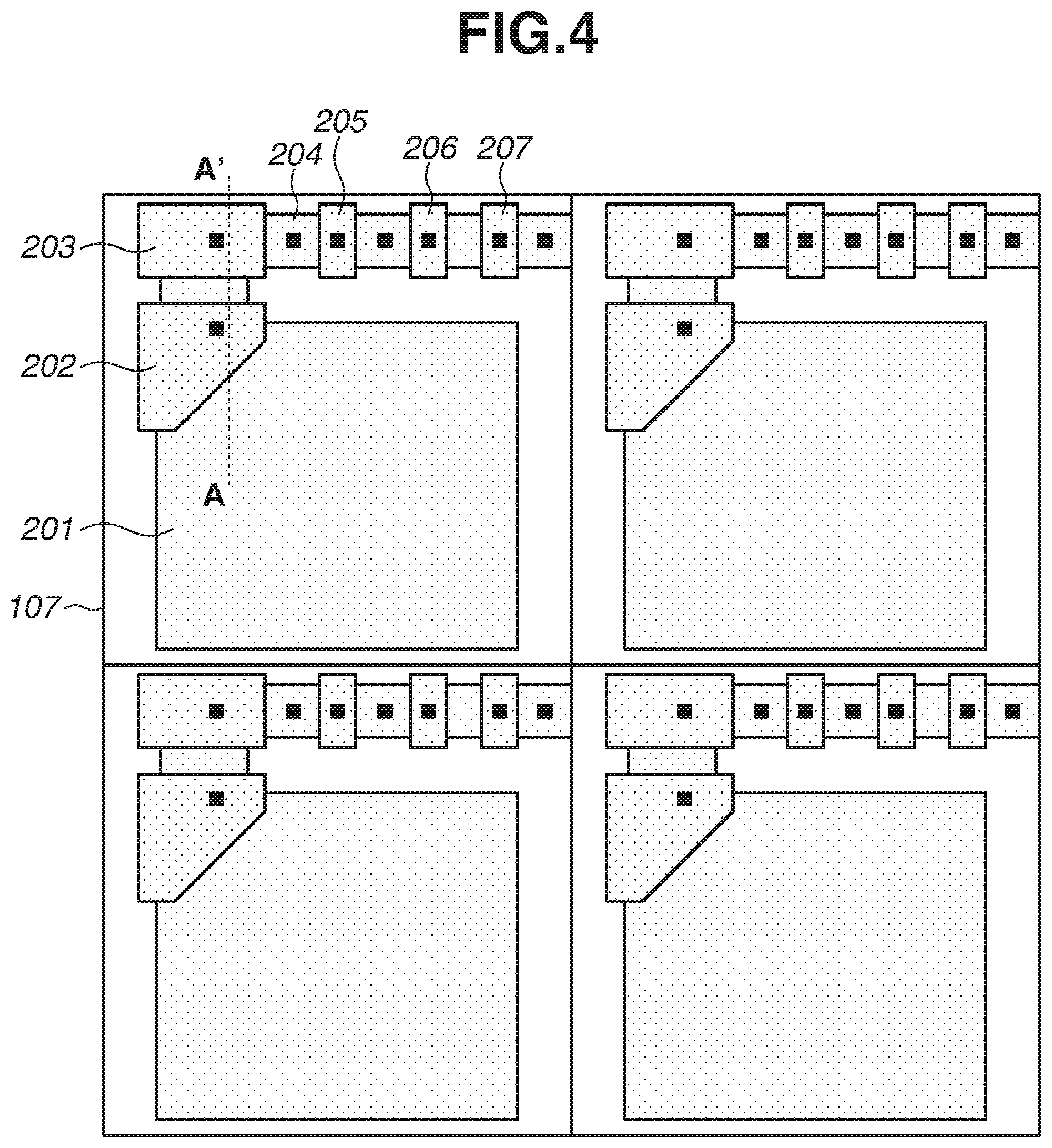 Patent US11776974 Figure 4 – Photoelectric conversion apparatus, photoelectric conversion system, and moving body