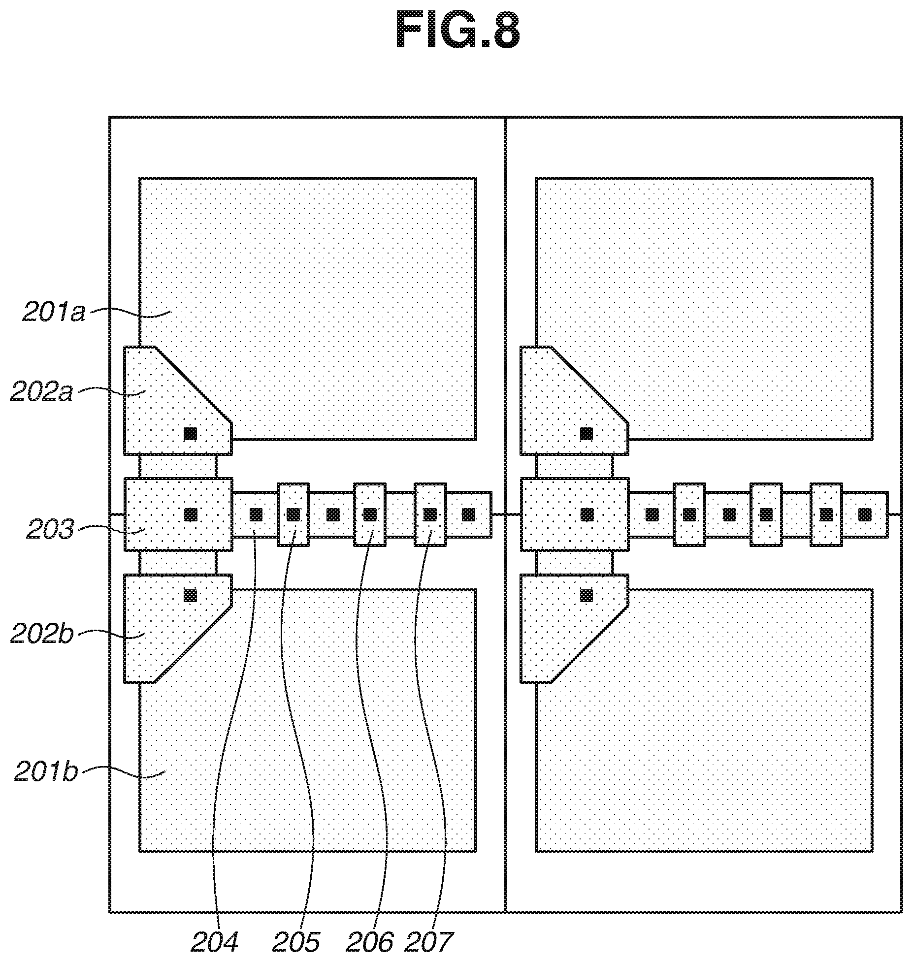 Patent US11776974 Figure 8 – Photoelectric conversion apparatus, photoelectric conversion system, and moving body