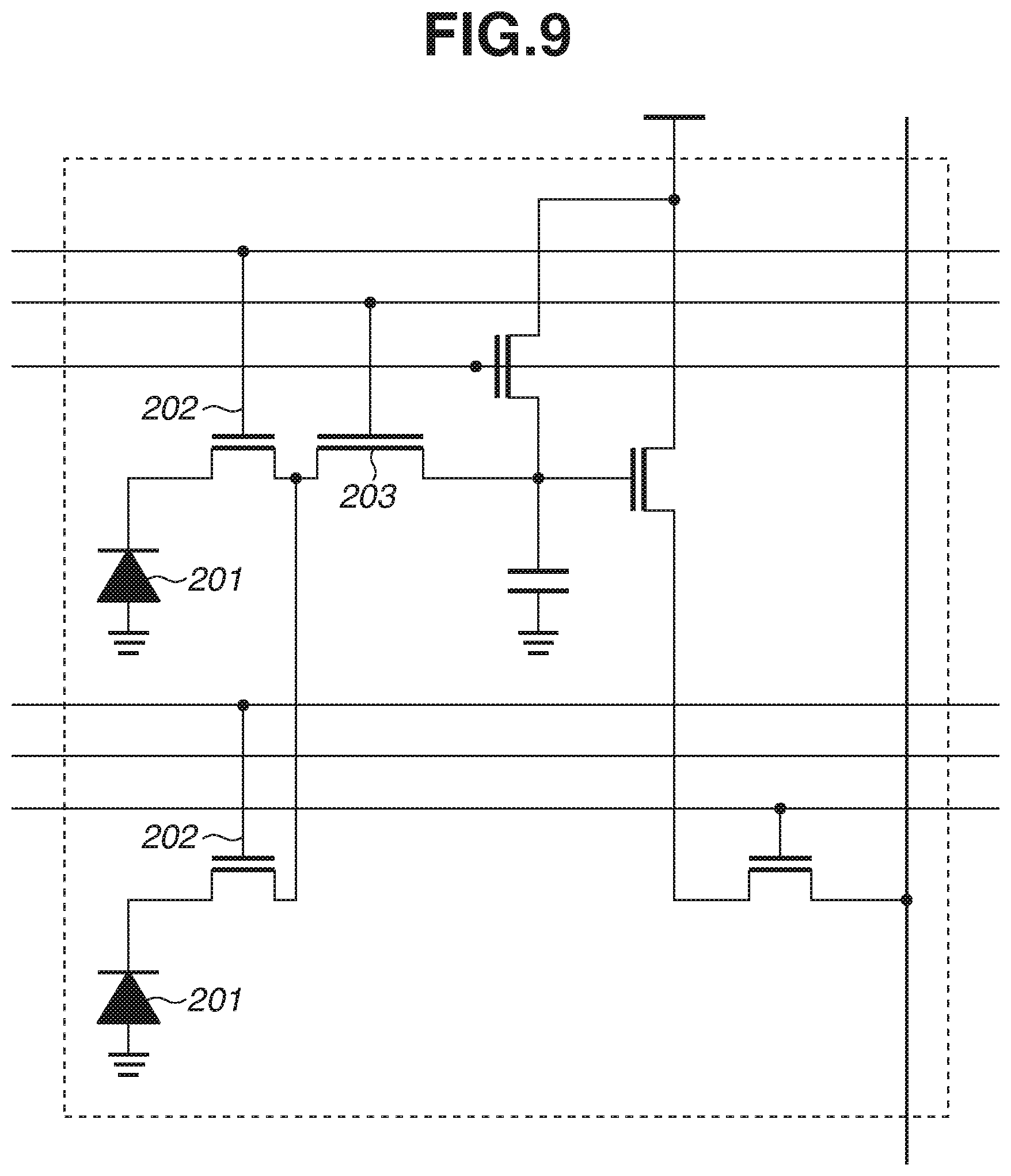 Patent US11776974 Figure 9 – Photoelectric conversion apparatus, photoelectric conversion system, and moving body