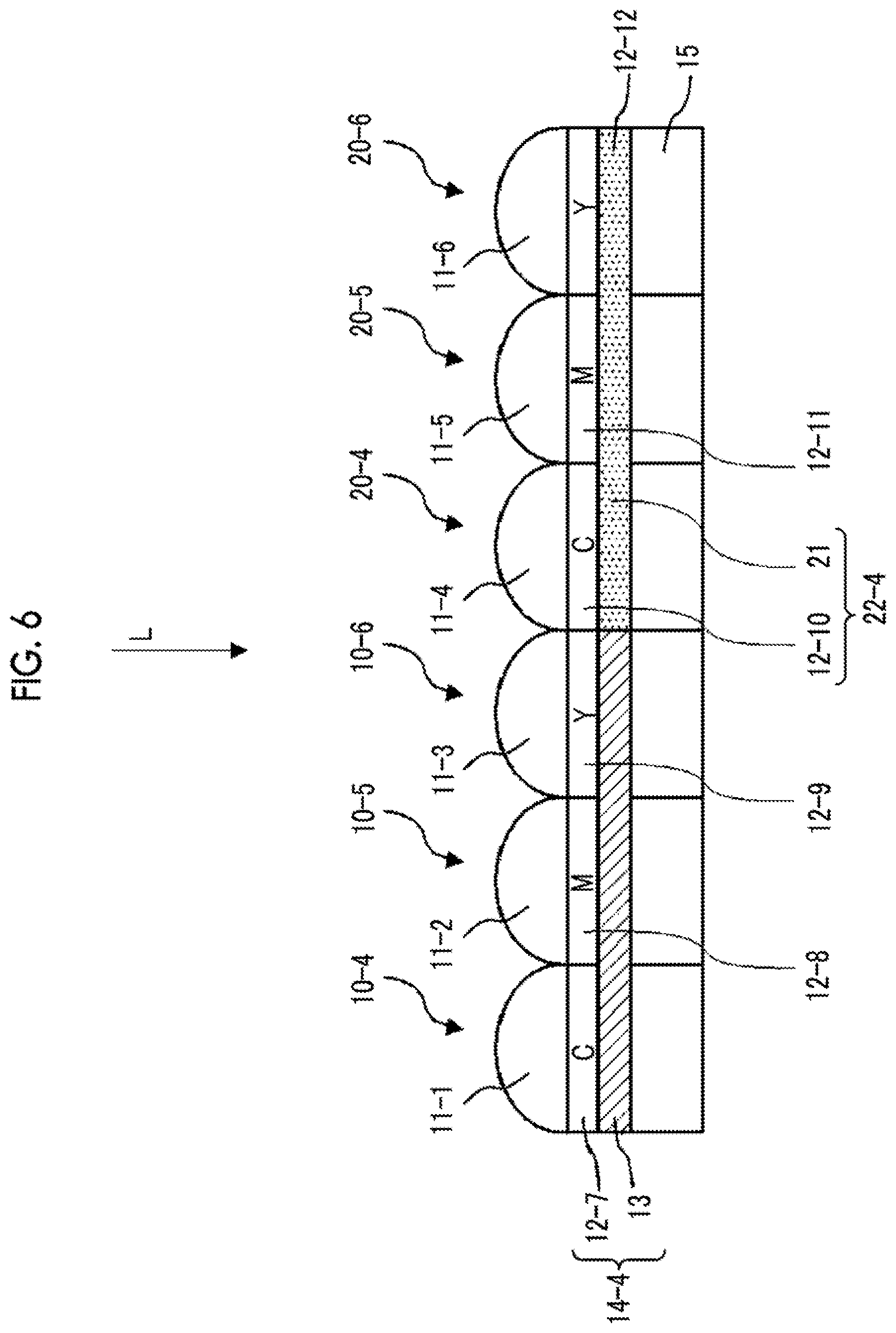 Patent US11776977 Figure 5 – Laminate and solid-state imaging element