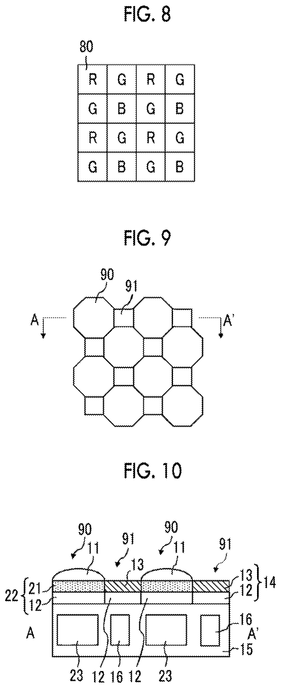 Patent US11776977 Figure 7 – Laminate and solid-state imaging element