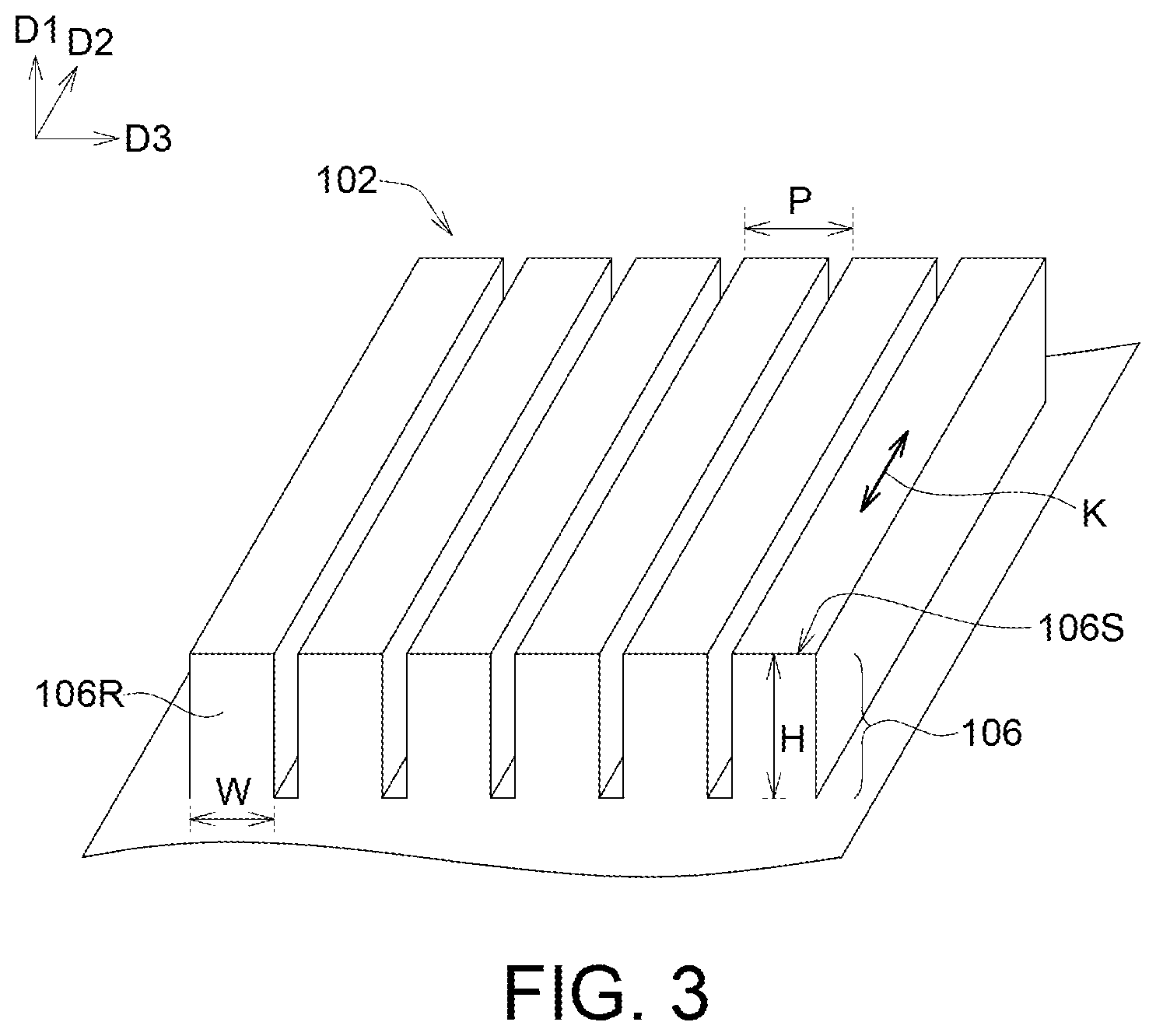 Patent US11776979 Figure 3 – Photosensitive device comprising patterned semiconductor polarizer