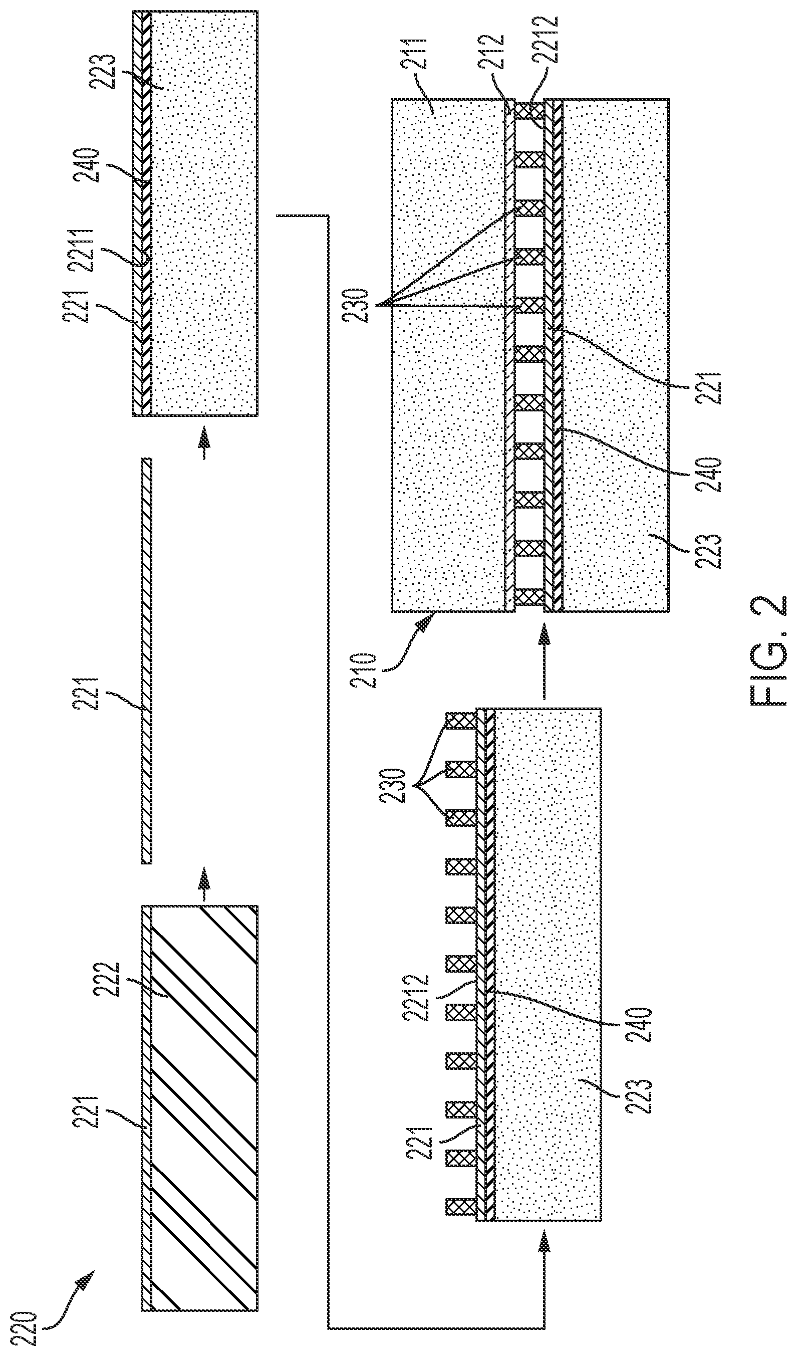 Patent US11776981 Figure 2 – Eliminating interconnect strains in microcircuits