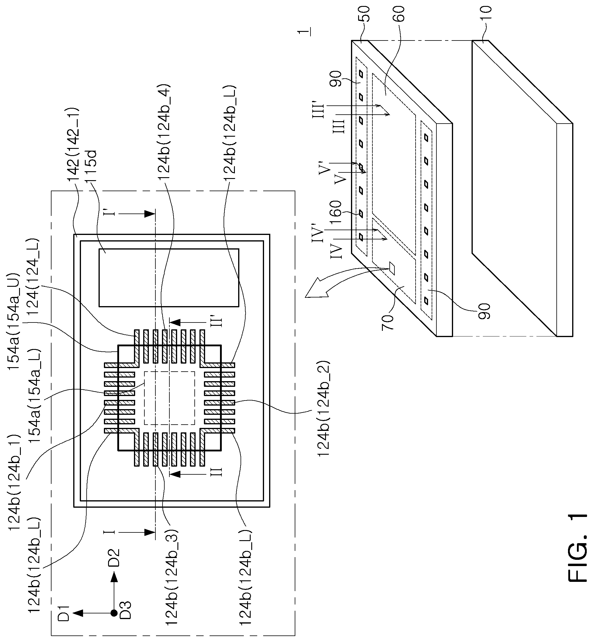 Patent US11776982 Figure 1 – Image sensor chip