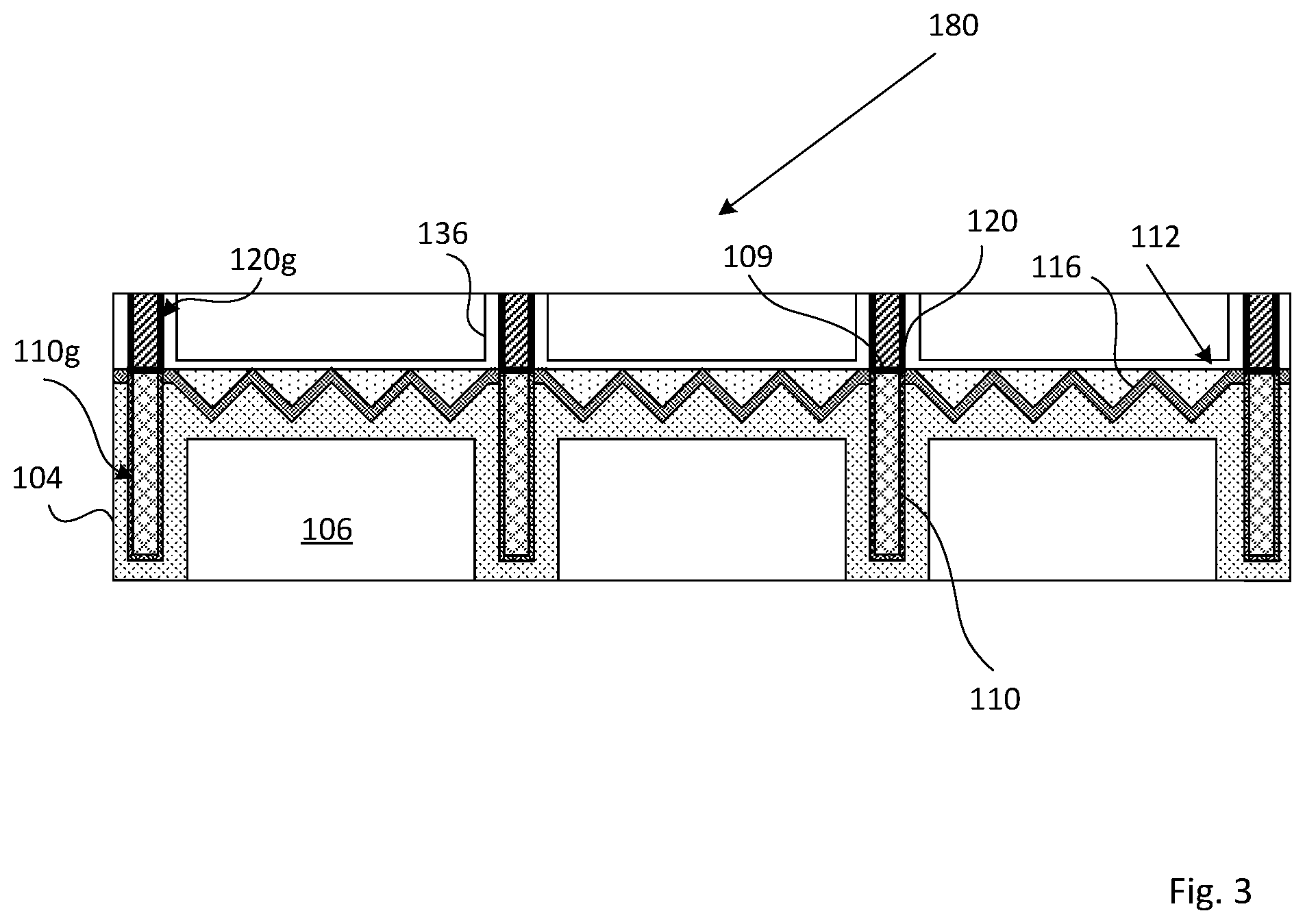 Patent US11776985 Figure 3 – Method of forming self aligned grids in BSI image sensor