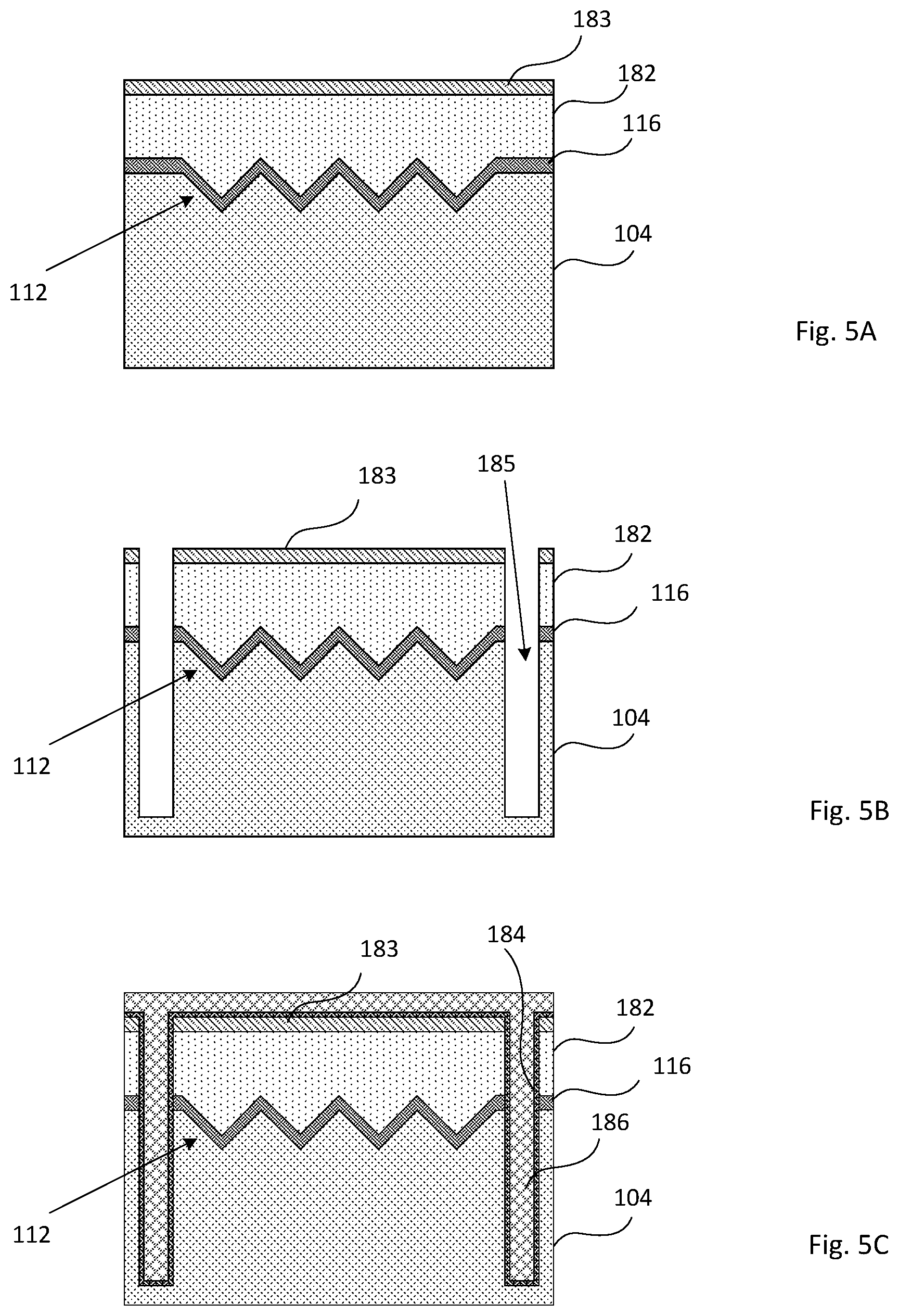 Patent US11776985 Figure 5 – Method of forming self aligned grids in BSI image sensor