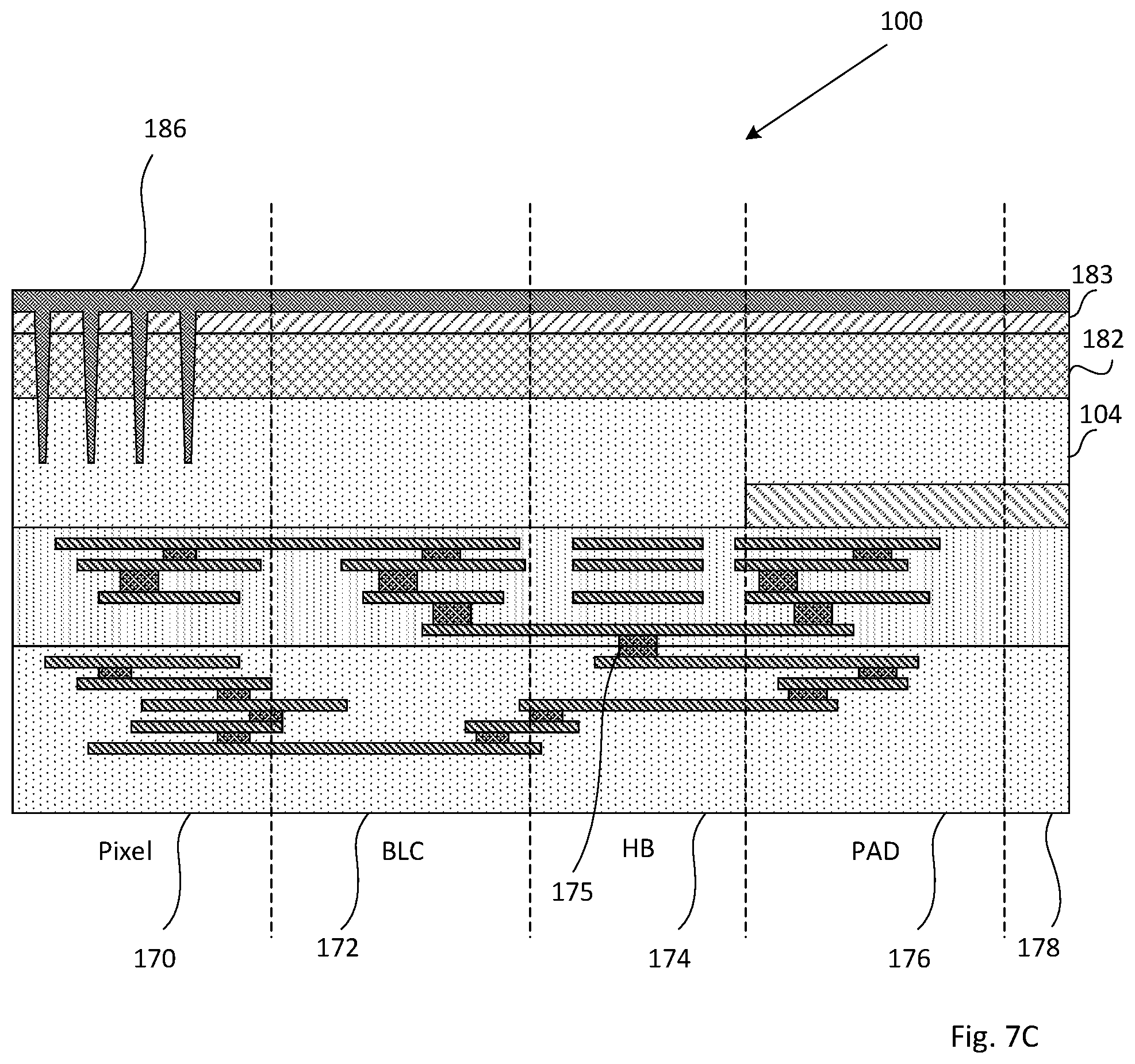 Patent US11776985 Figure 10 – Method of forming self aligned grids in BSI image sensor