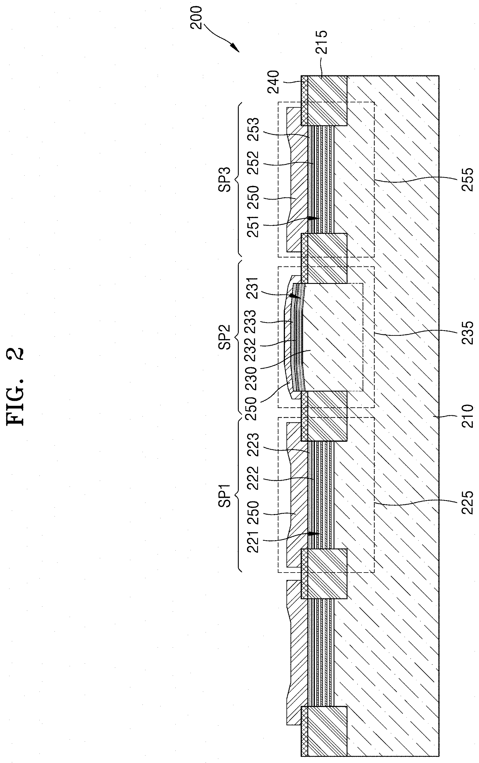 Patent US11776988 Figure 2 – Micro light-emitting display apparatus and method of manufacturing the same