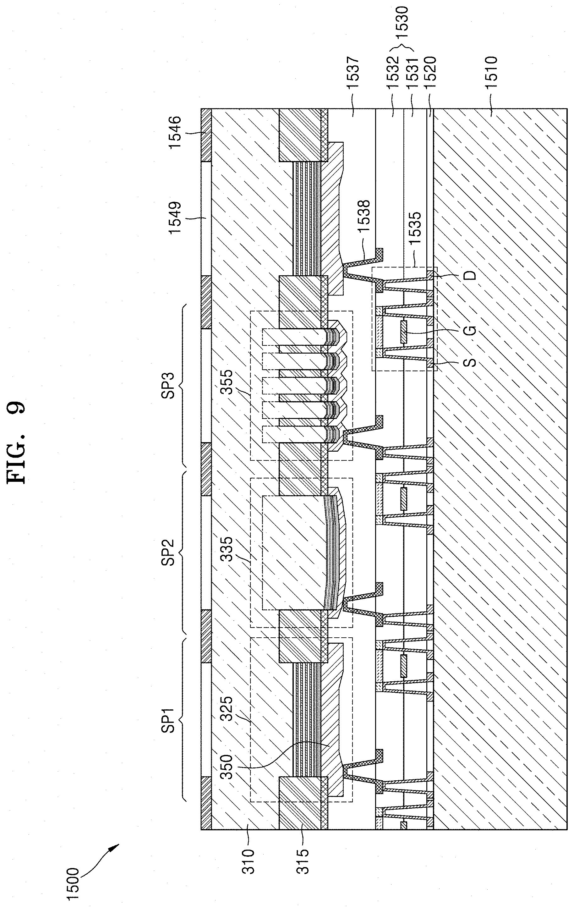 Patent US11776988 Figure 10 – Micro light-emitting display apparatus and method of manufacturing the same