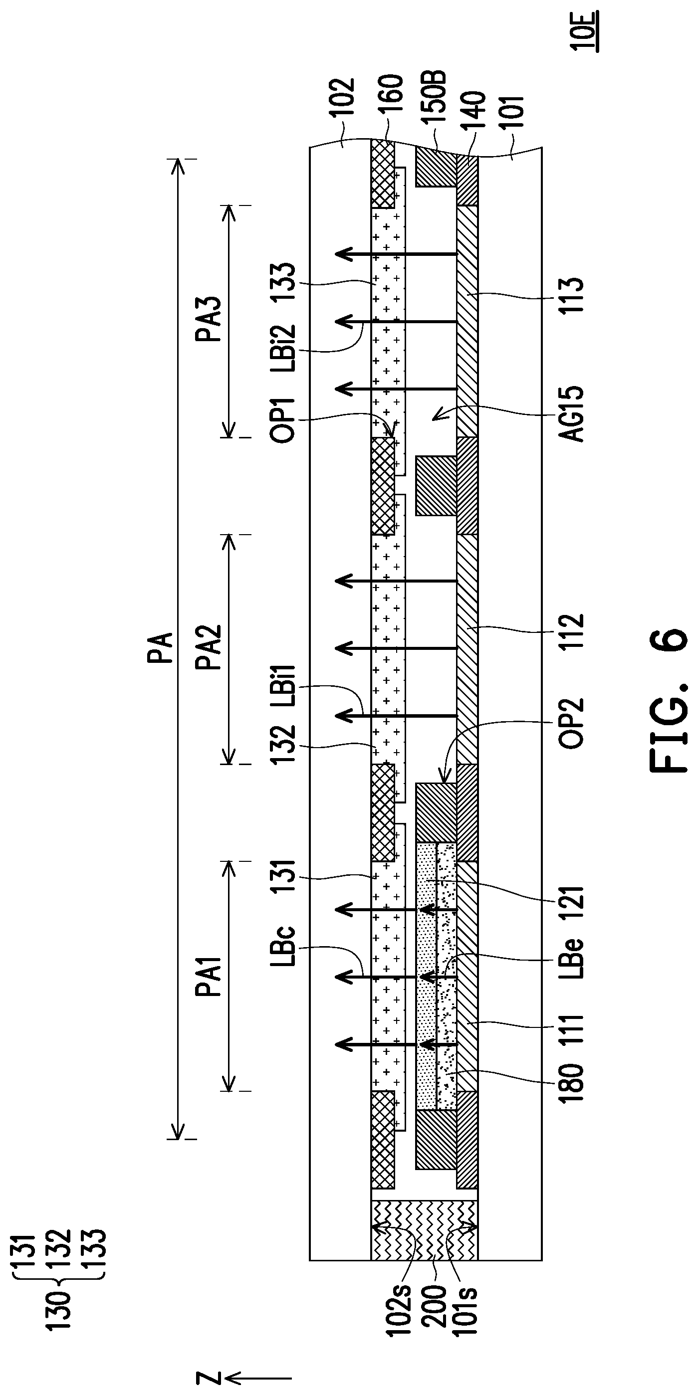Patent US11776990 Figure 6 – Micro light-emitting diode display panel