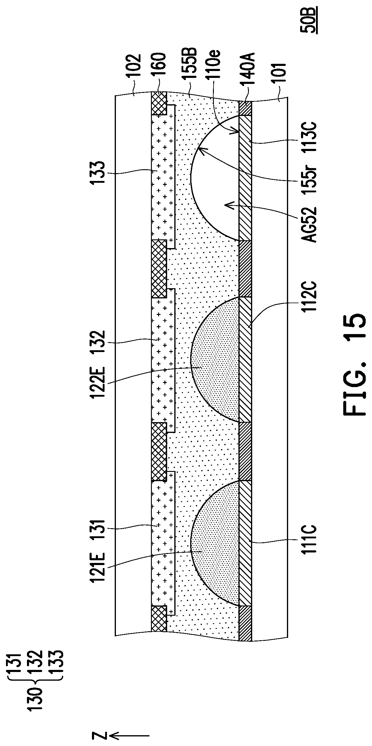 Patent US11776990 Figure 15 – Micro light-emitting diode display panel