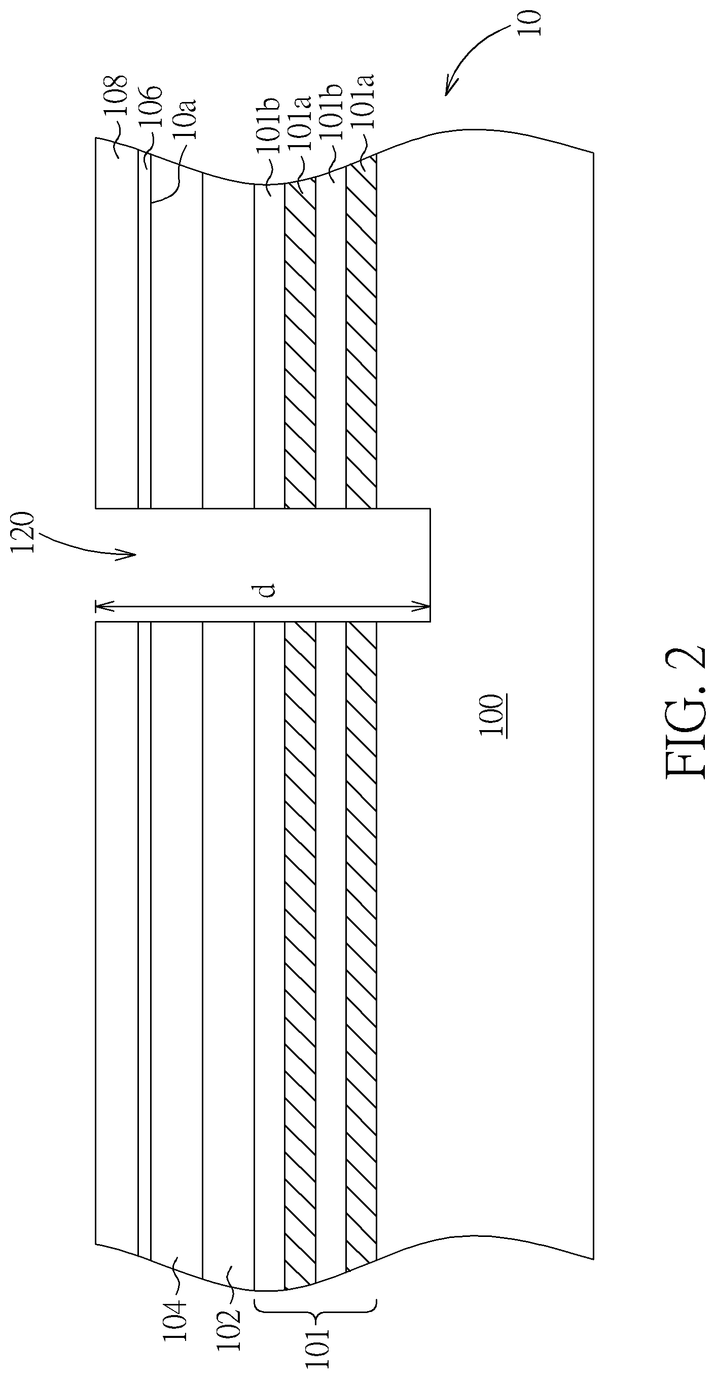 Patent US11776992 Figure 2 – Trench capacitor having improved capacitance and fabrication method thereof