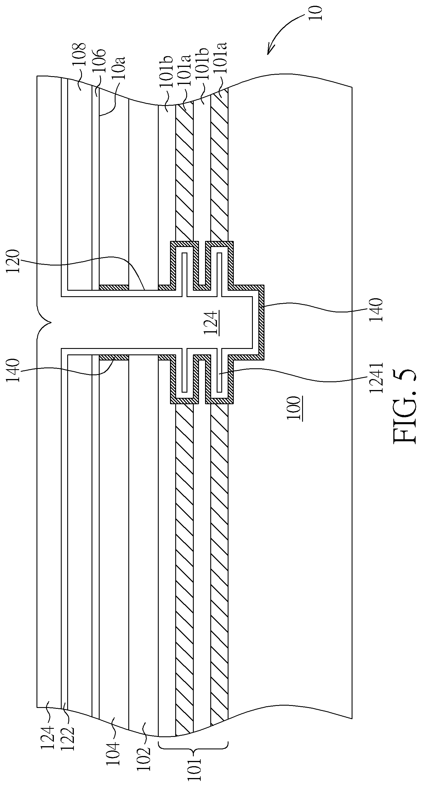 Patent US11776992 Figure 5 – Trench capacitor having improved capacitance and fabrication method thereof
