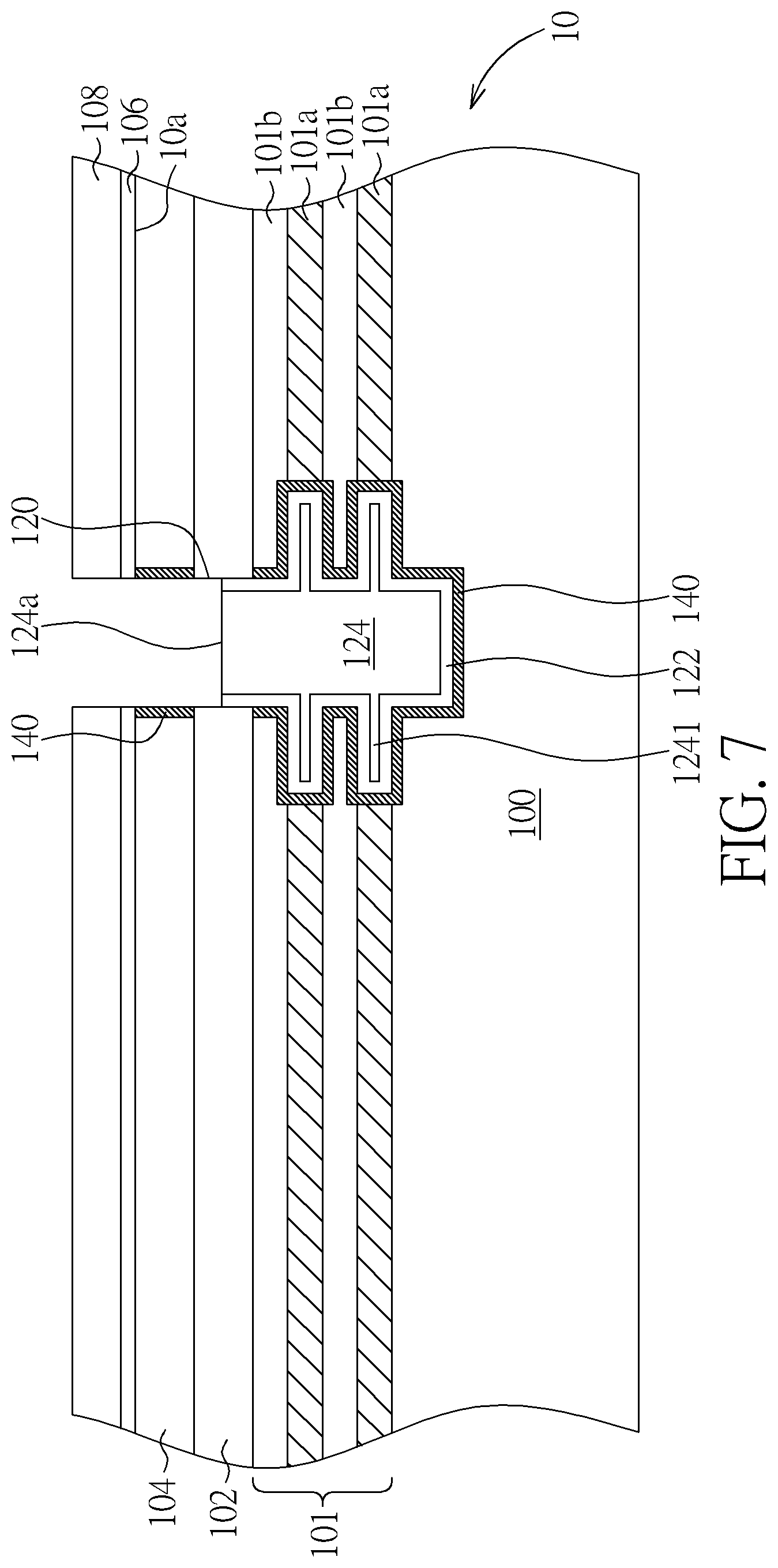Patent US11776992 Figure 7 – Trench capacitor having improved capacitance and fabrication method thereof