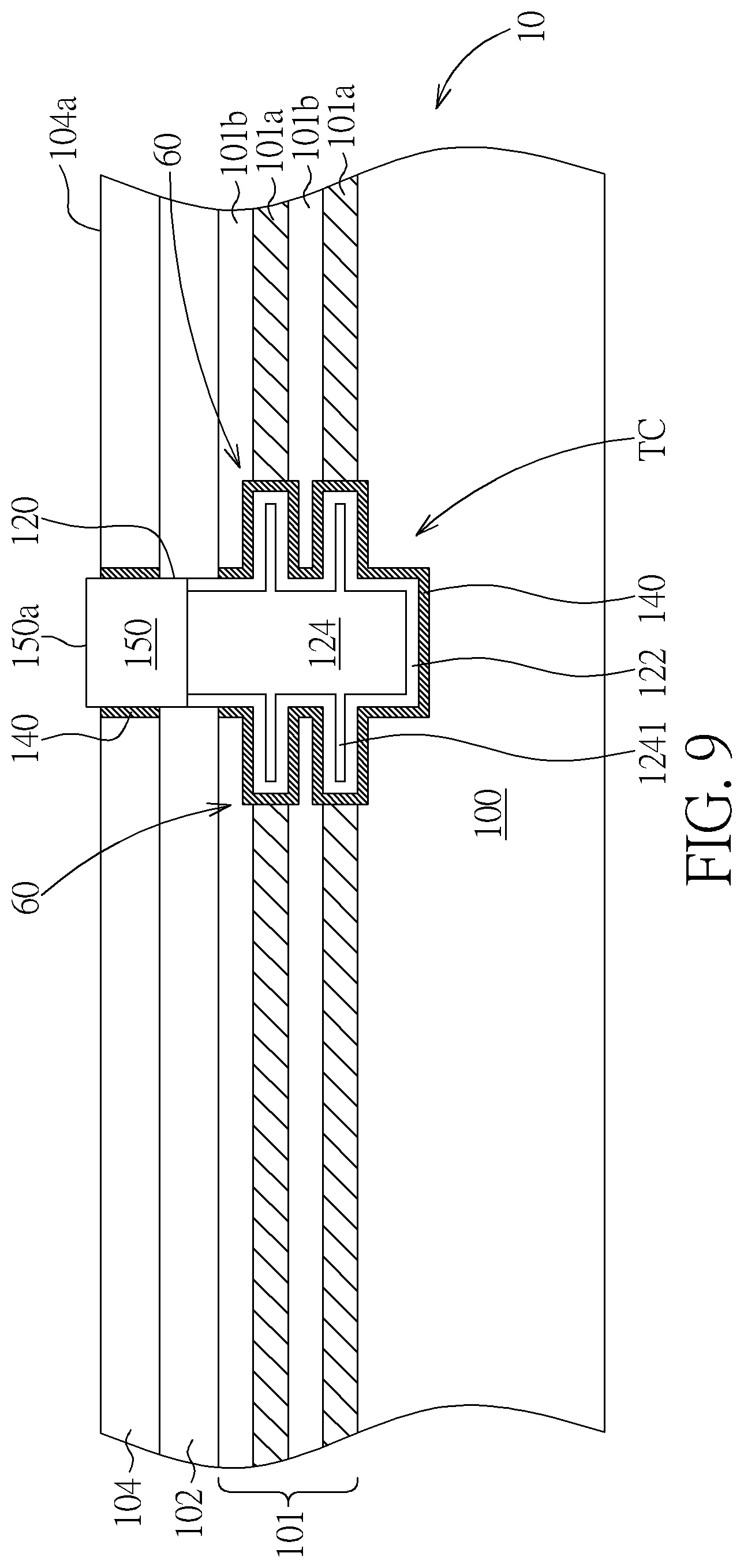 Patent US11776992 Figure 9 – Trench capacitor having improved capacitance and fabrication method thereof