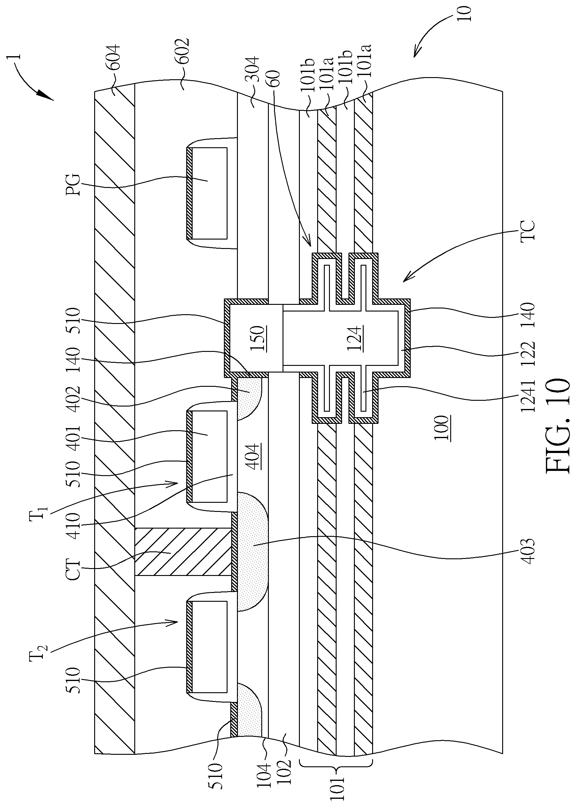 Patent US11776992 Figure 10 – Trench capacitor having improved capacitance and fabrication method thereof
