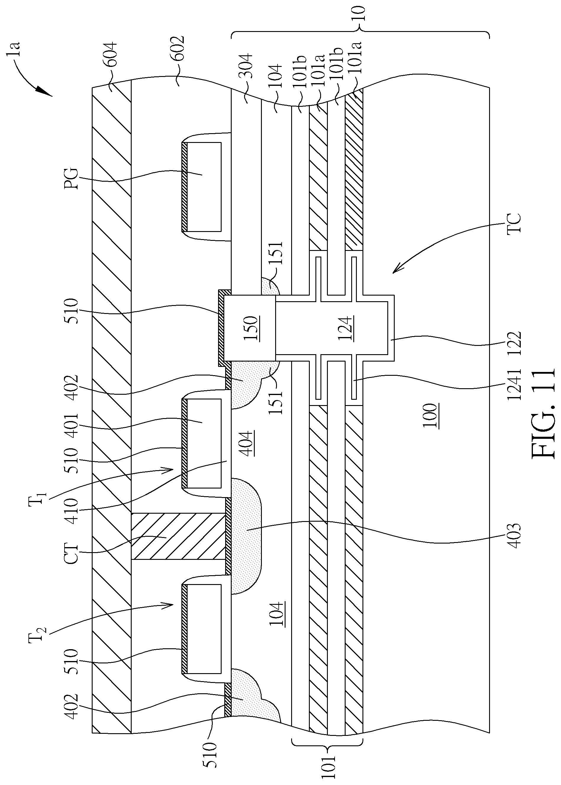 Patent US11776992 Figure 11 – Trench capacitor having improved capacitance and fabrication method thereof