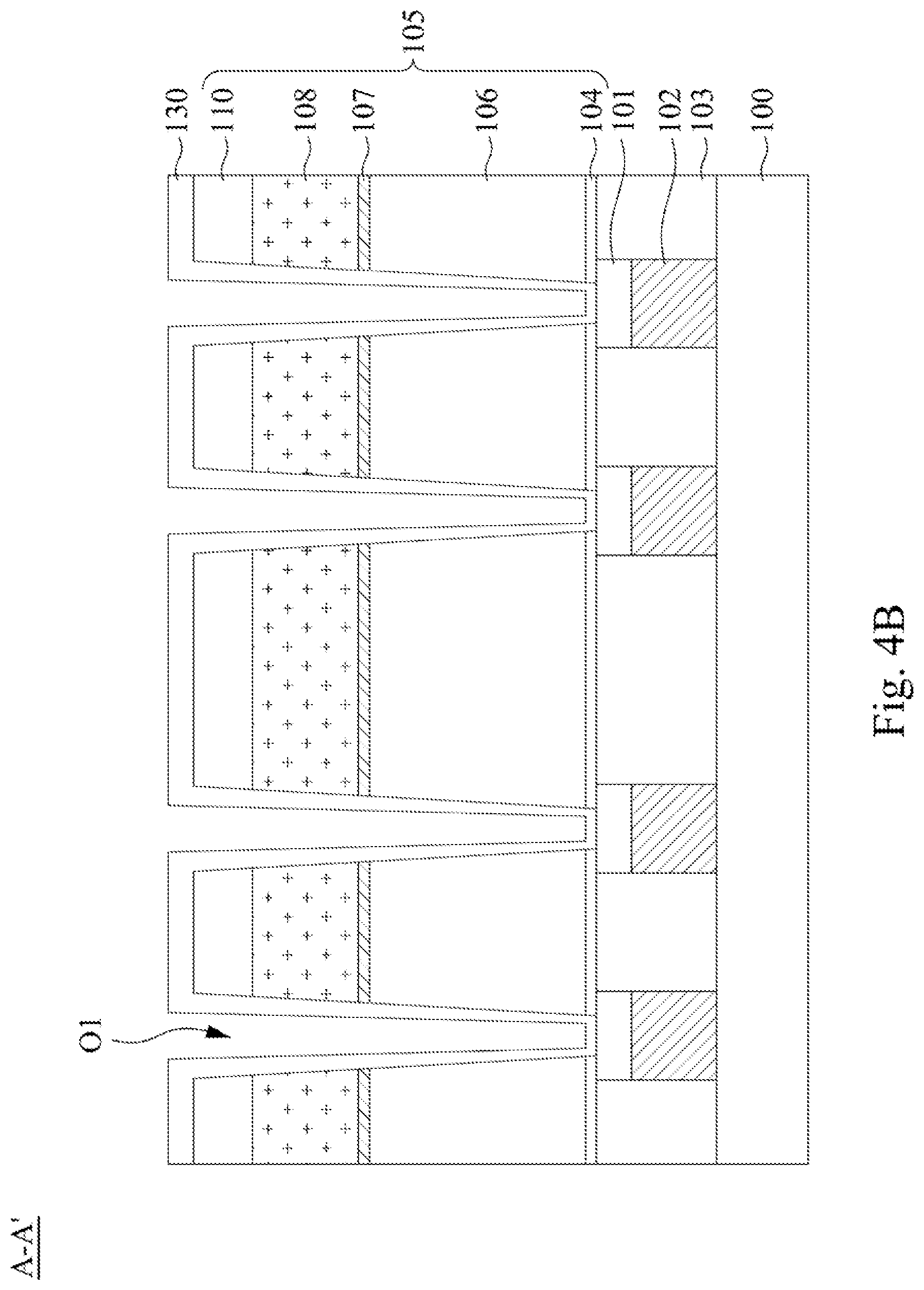 Patent US11776993 Figure 7 – Capacitor array and method for forming the same