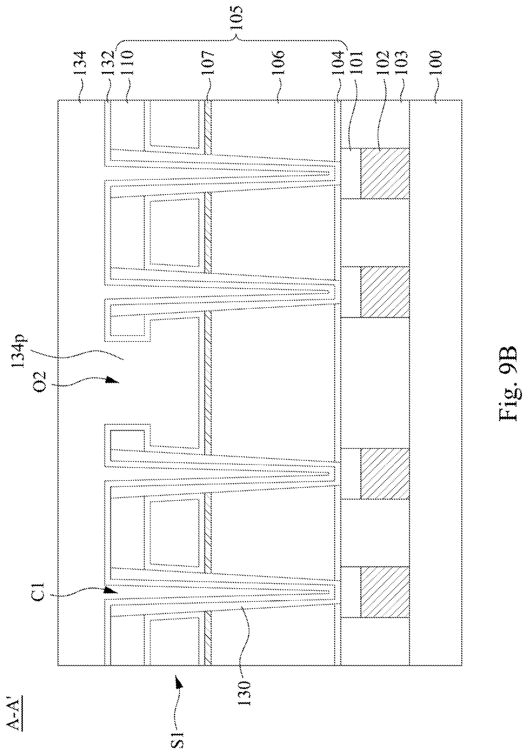 Patent US11776993 Figure 17 – Capacitor array and method for forming the same