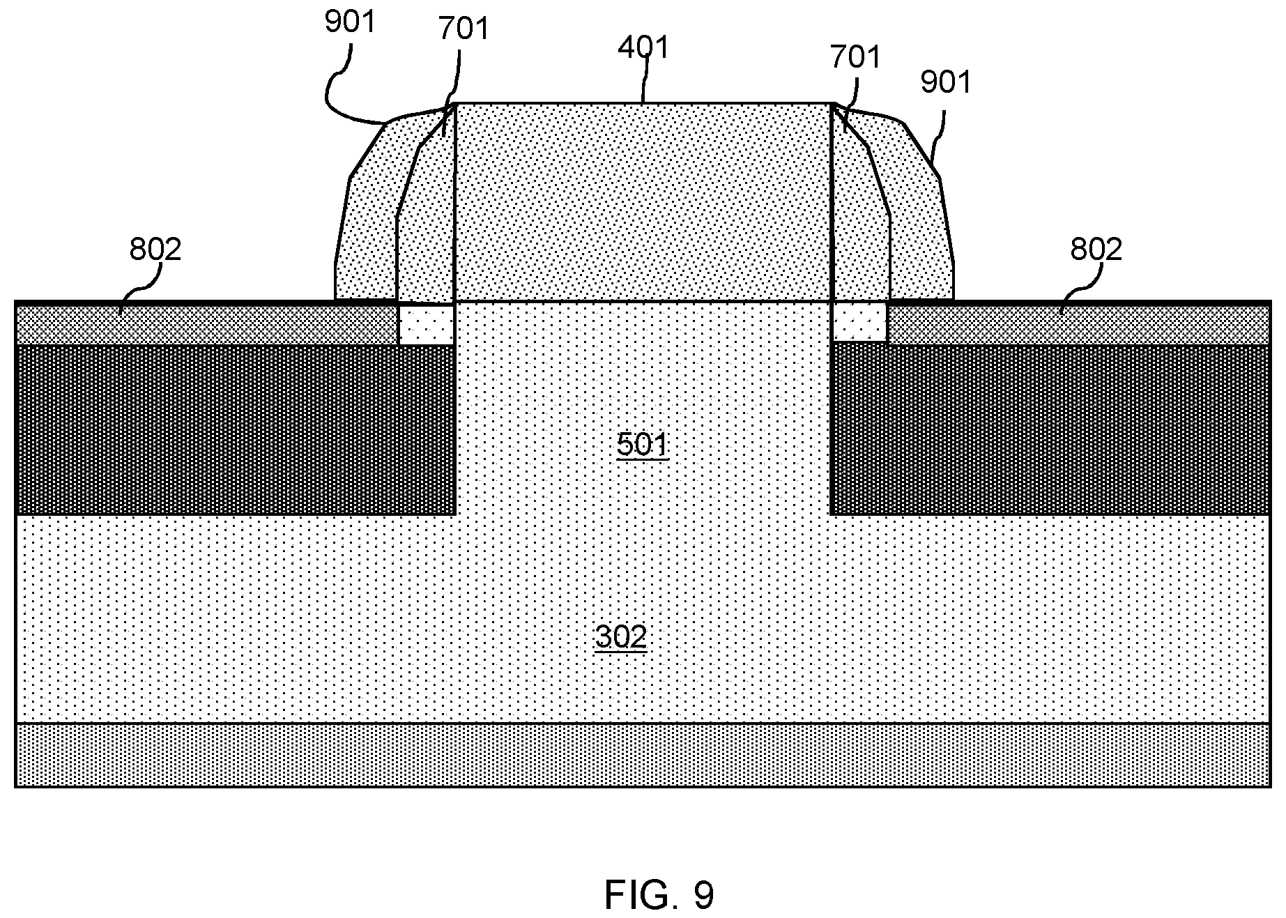Patent US11776994 Figure 9 – SiC MOSFET with reduced channel length and high V th