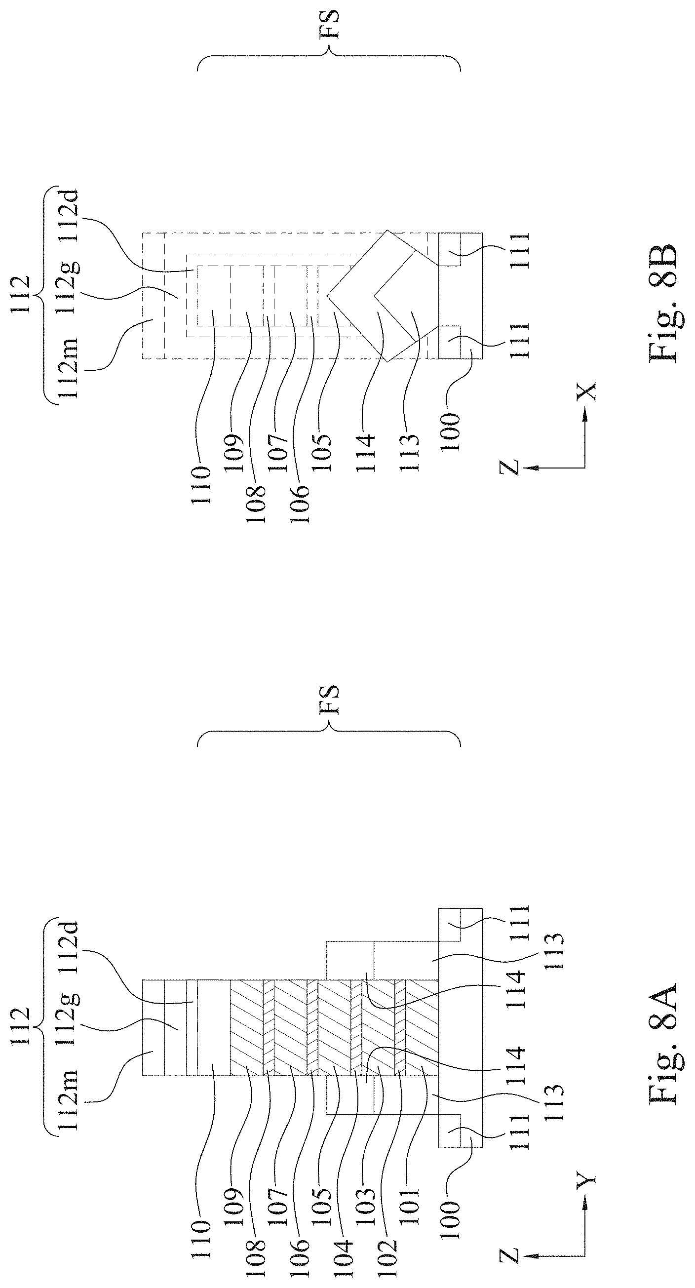 Patent US11776998 Figure 8 – Gate-all-around device